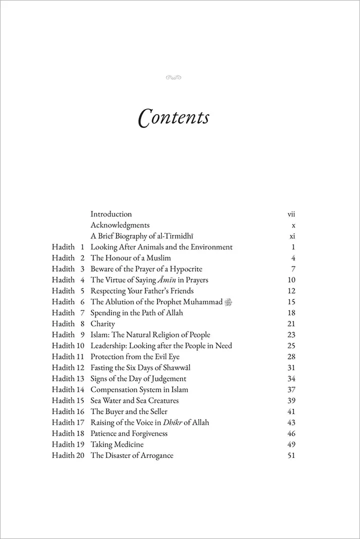 40 Hadith From Jami Al Tirmidhi - Image 2
