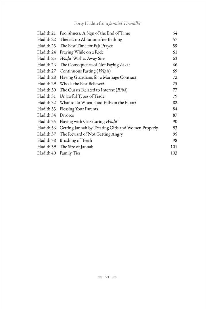 40 Hadith From Jami Al Tirmidhi - Image 3
