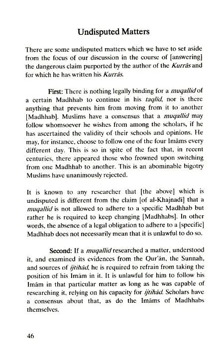 Al-La Madhhabiyya: Abandoning the Madhhabs - Image 4