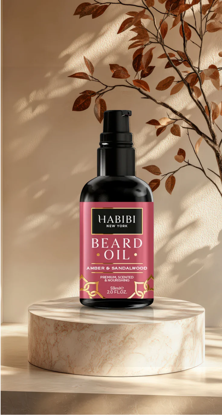 Amber & Sandalwood Beard Oil - Image 2