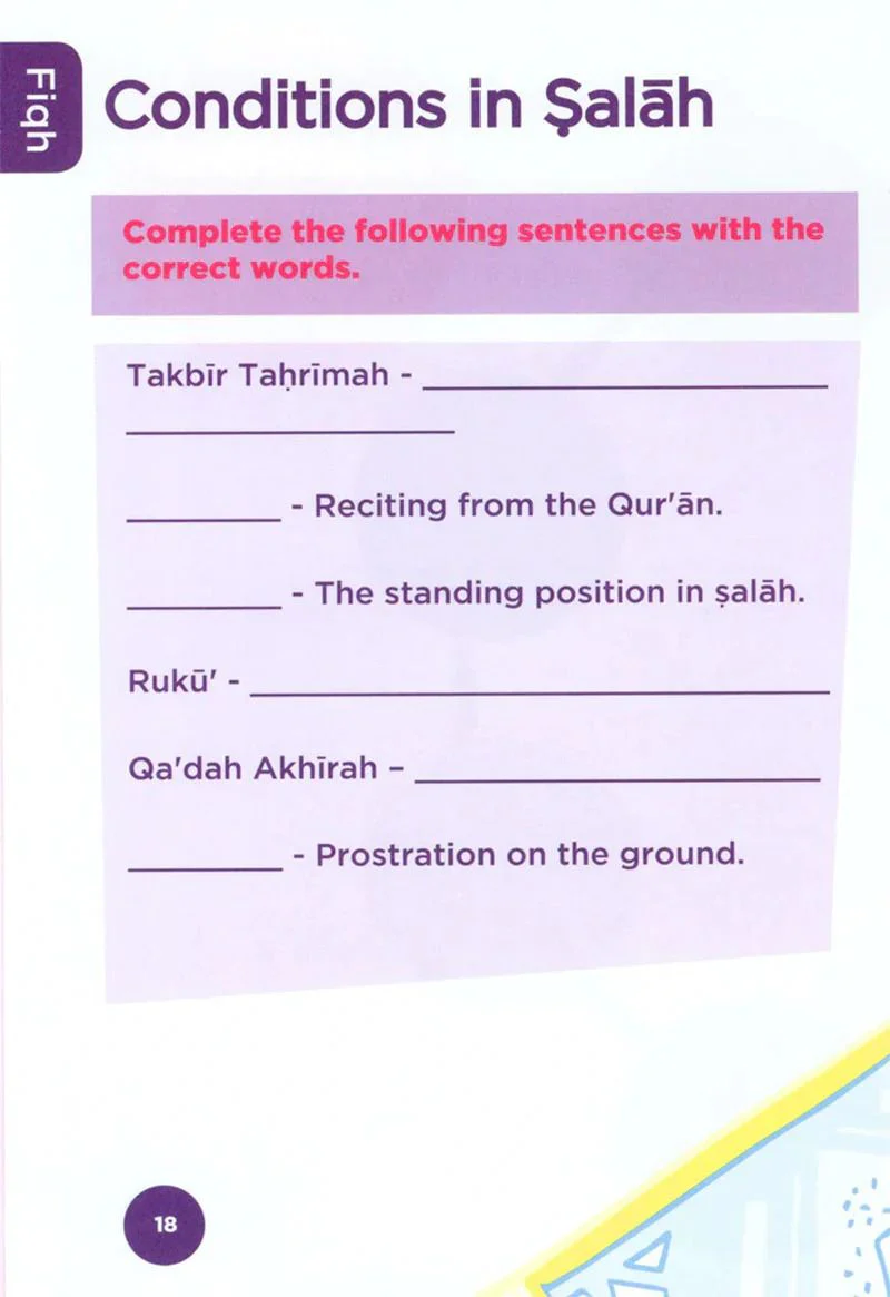 An-Nasihah Islamic Curriculum: Workbook 3 - Image 5