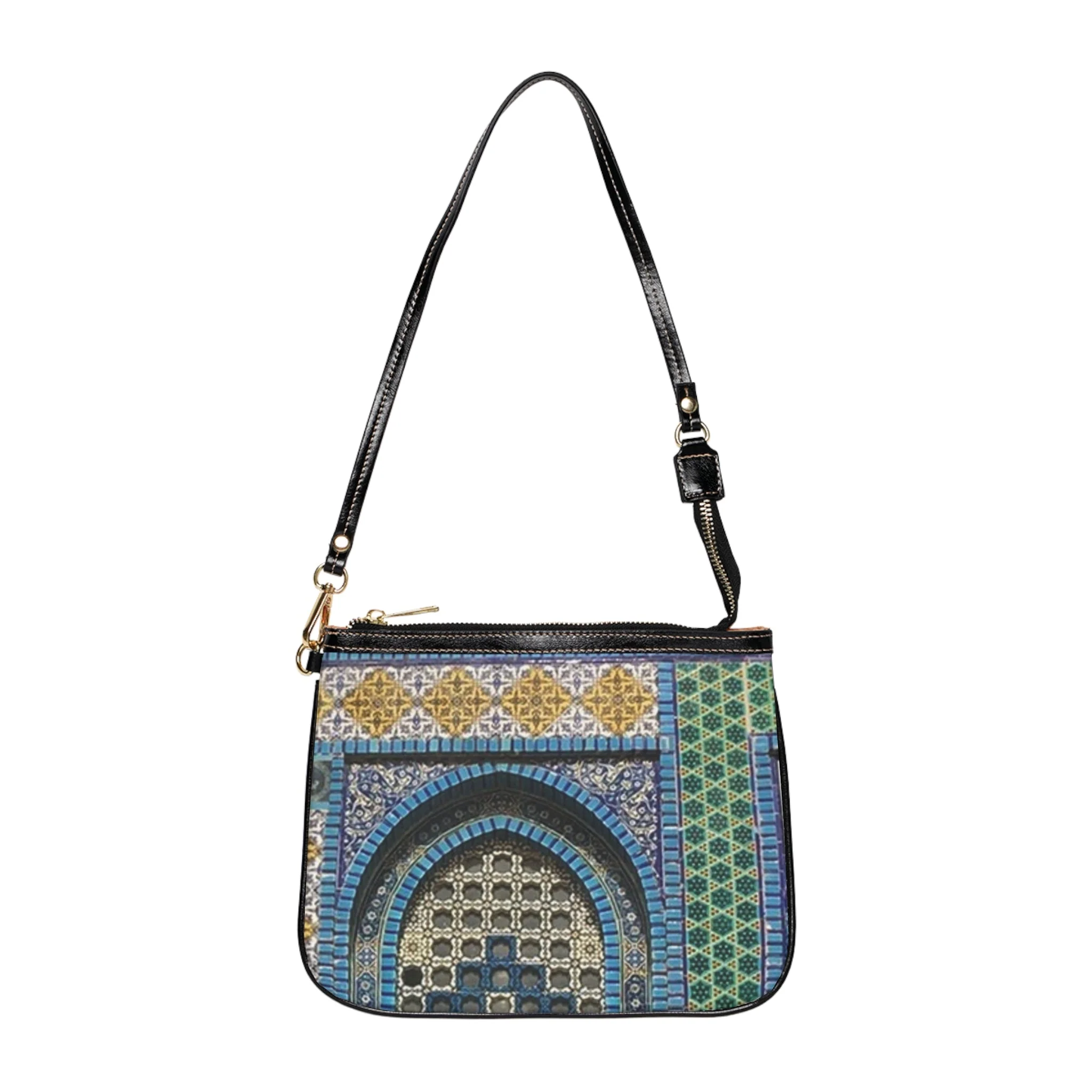 Aqsa Design Shoulder Bag — Small Leather Crossbody Purse - Image 2