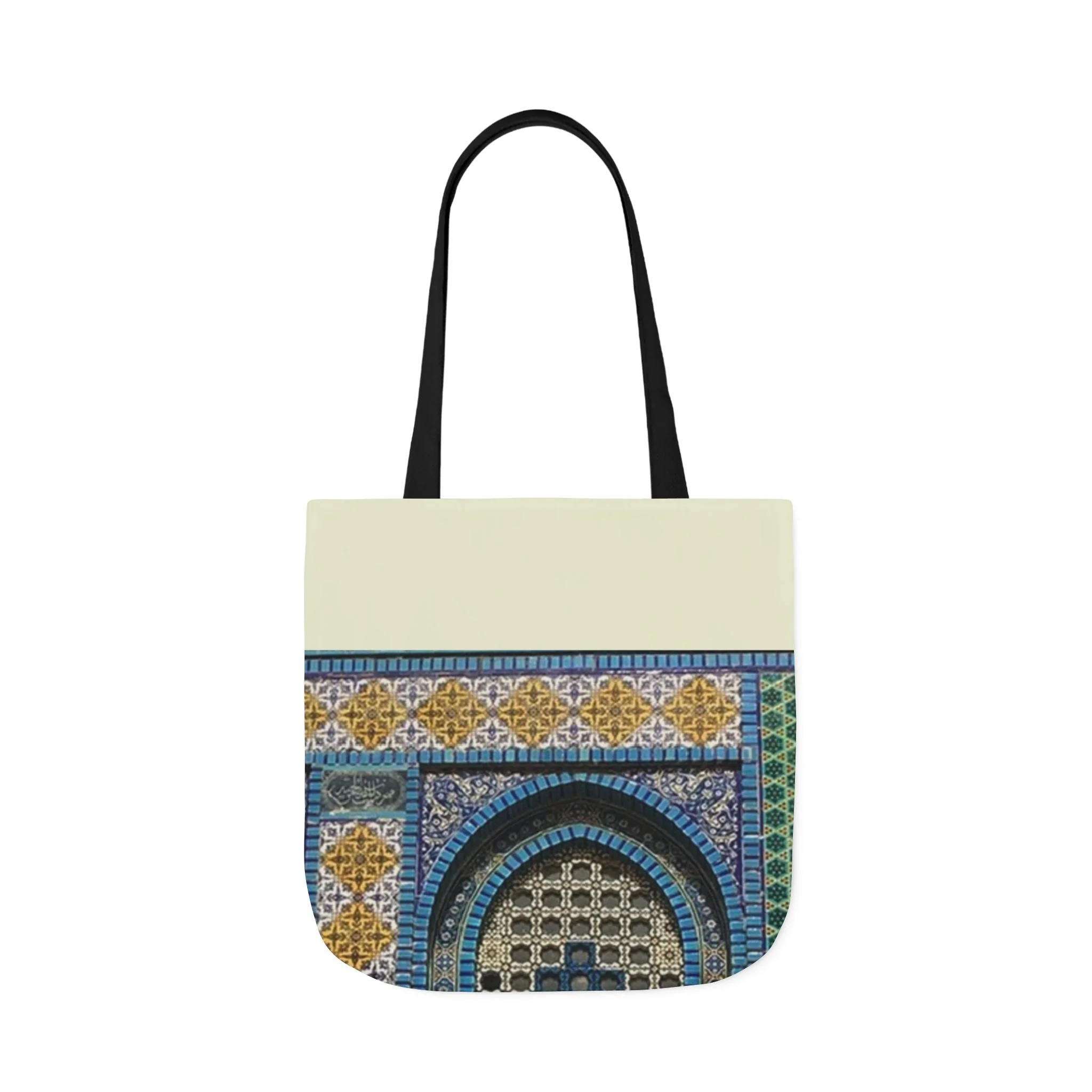 Aqsa Tote Bag, 3-Color Straps - Image 5