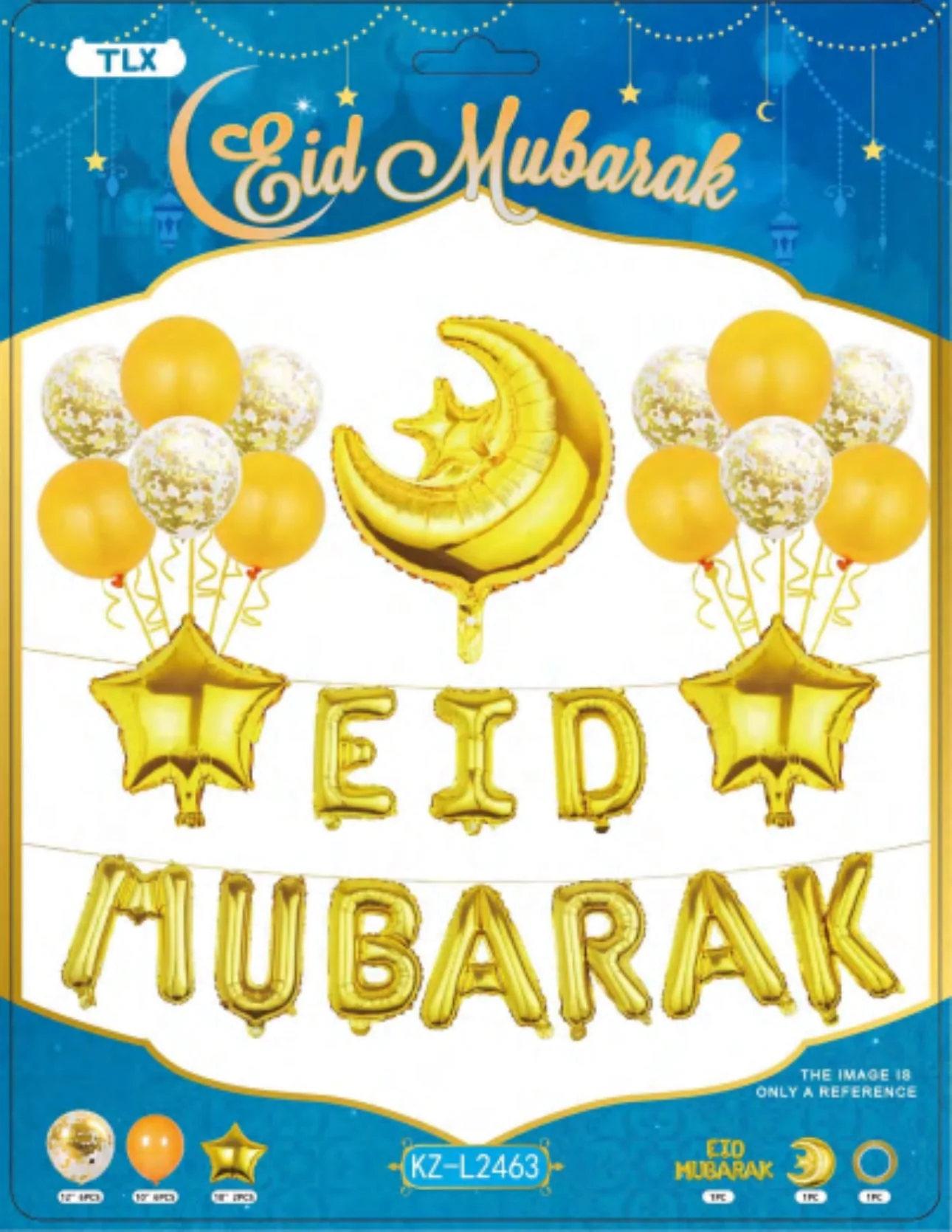 Eid Mubarak - Balloon Party Sets - Image 3