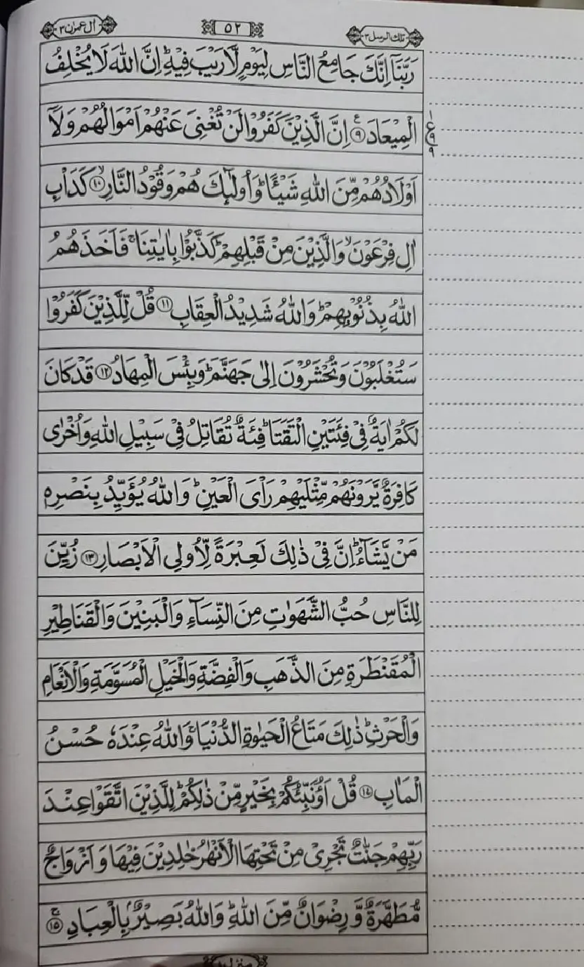 Bayad Wala Quran (15 Lines) with blank space - Image 4