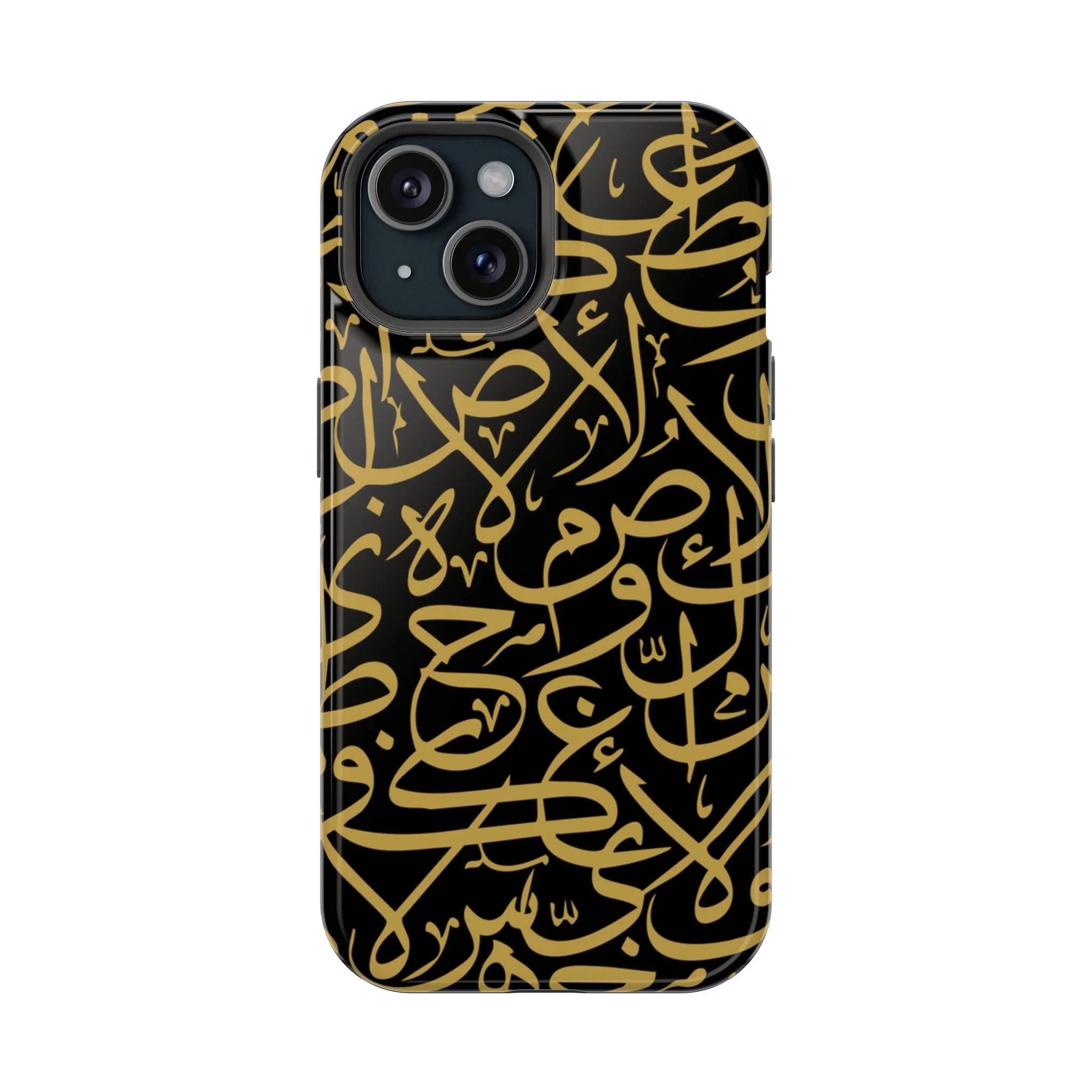 Black and Gold Arabic Letters  Iphone Magnetic Tough Cases - Image 11