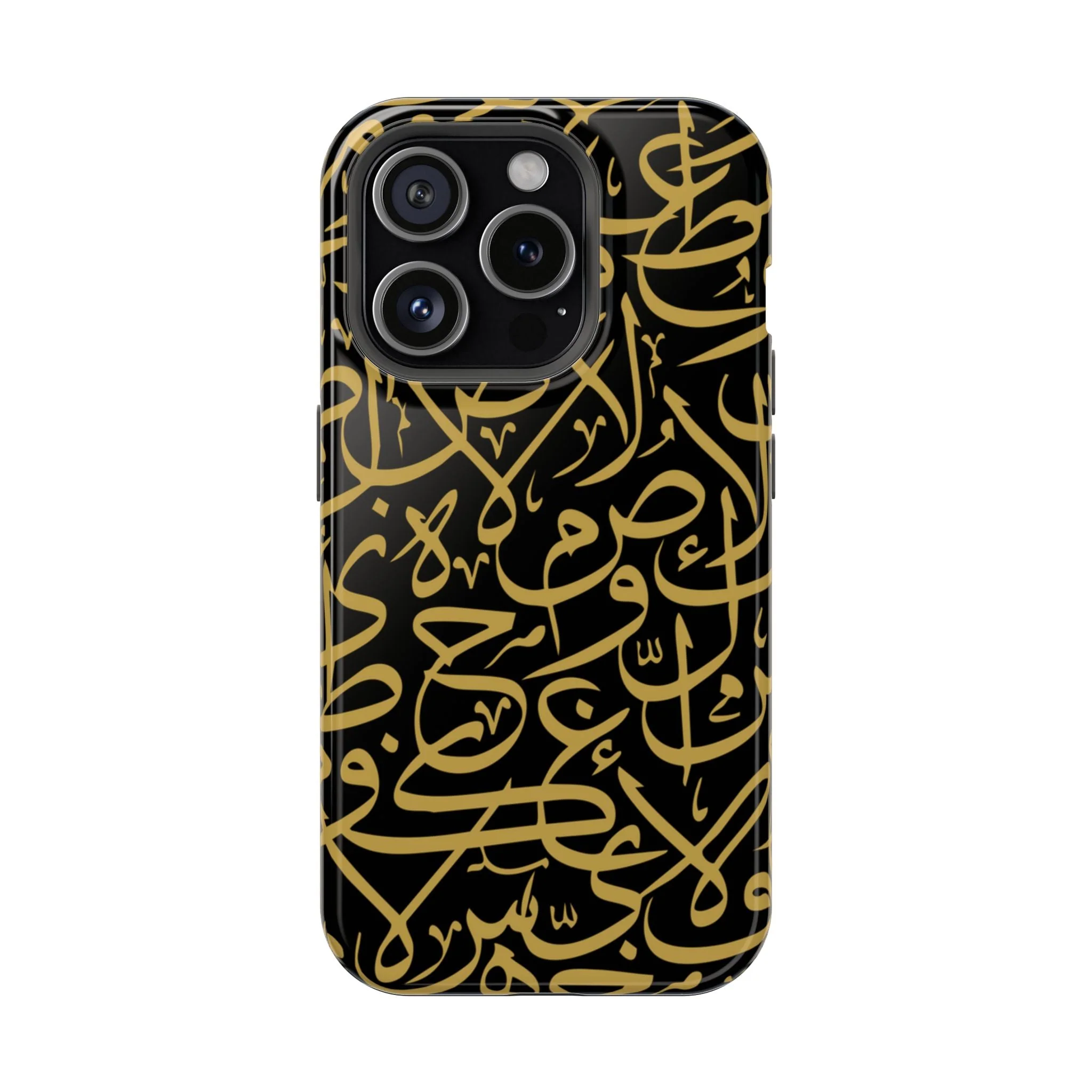 Black and Gold Arabic Letters  Iphone Magnetic Tough Cases - Image 12