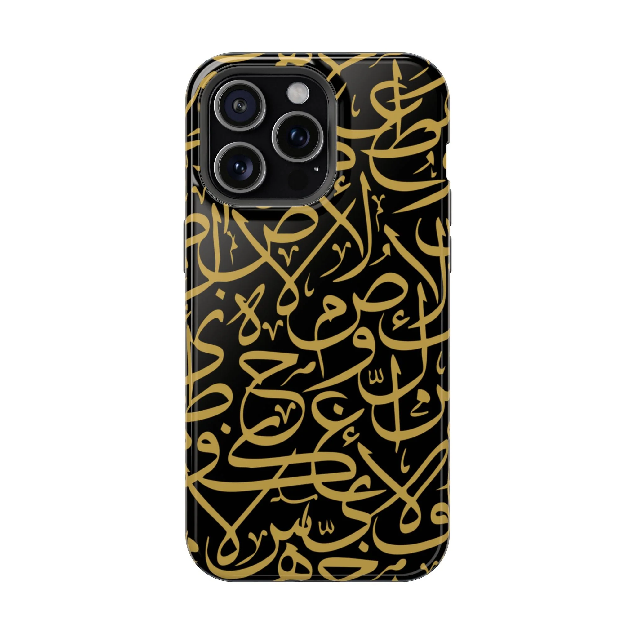 Black and Gold Arabic Letters  Iphone Magnetic Tough Cases - Image 14