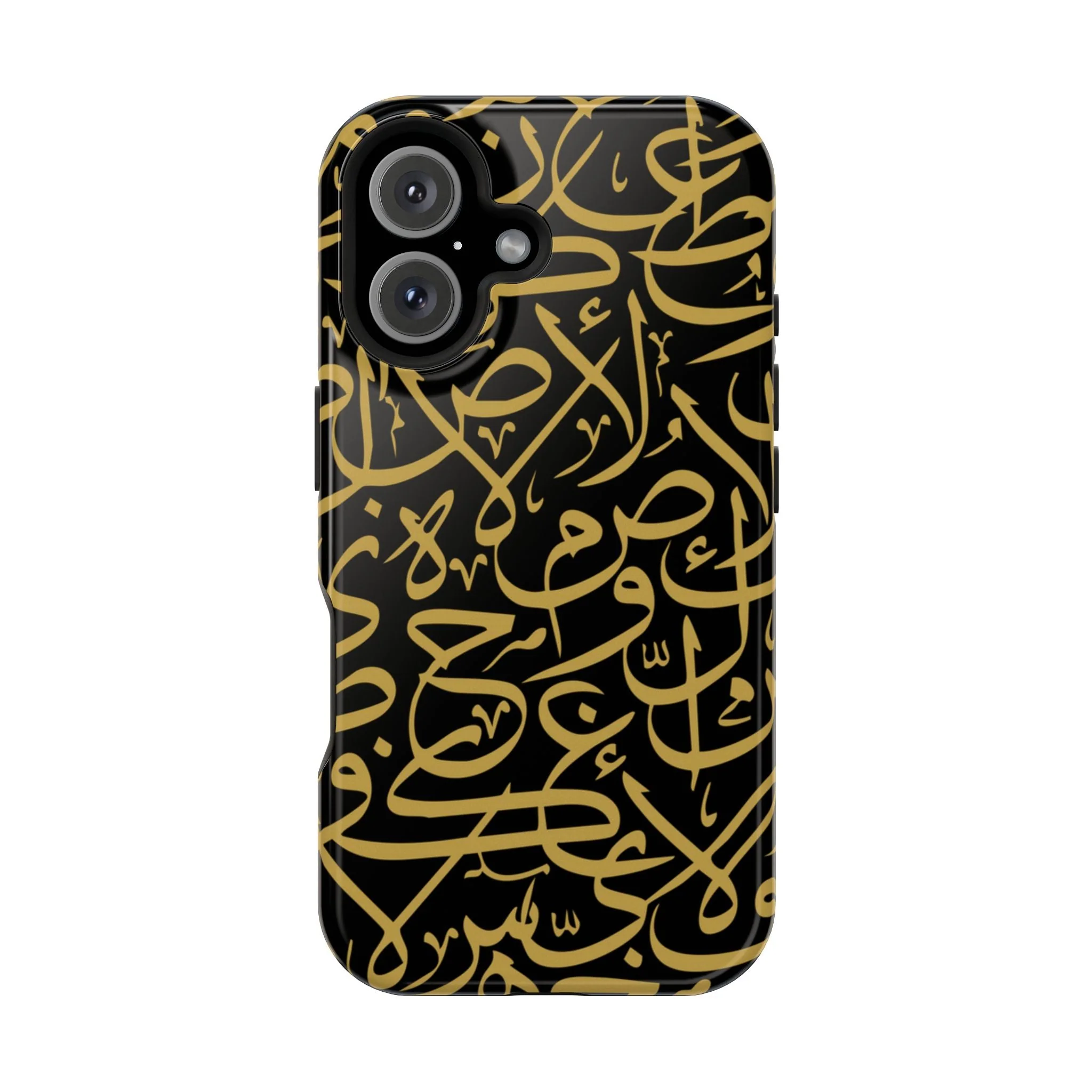 Black and Gold Arabic Letters  Iphone Magnetic Tough Cases - Image 15