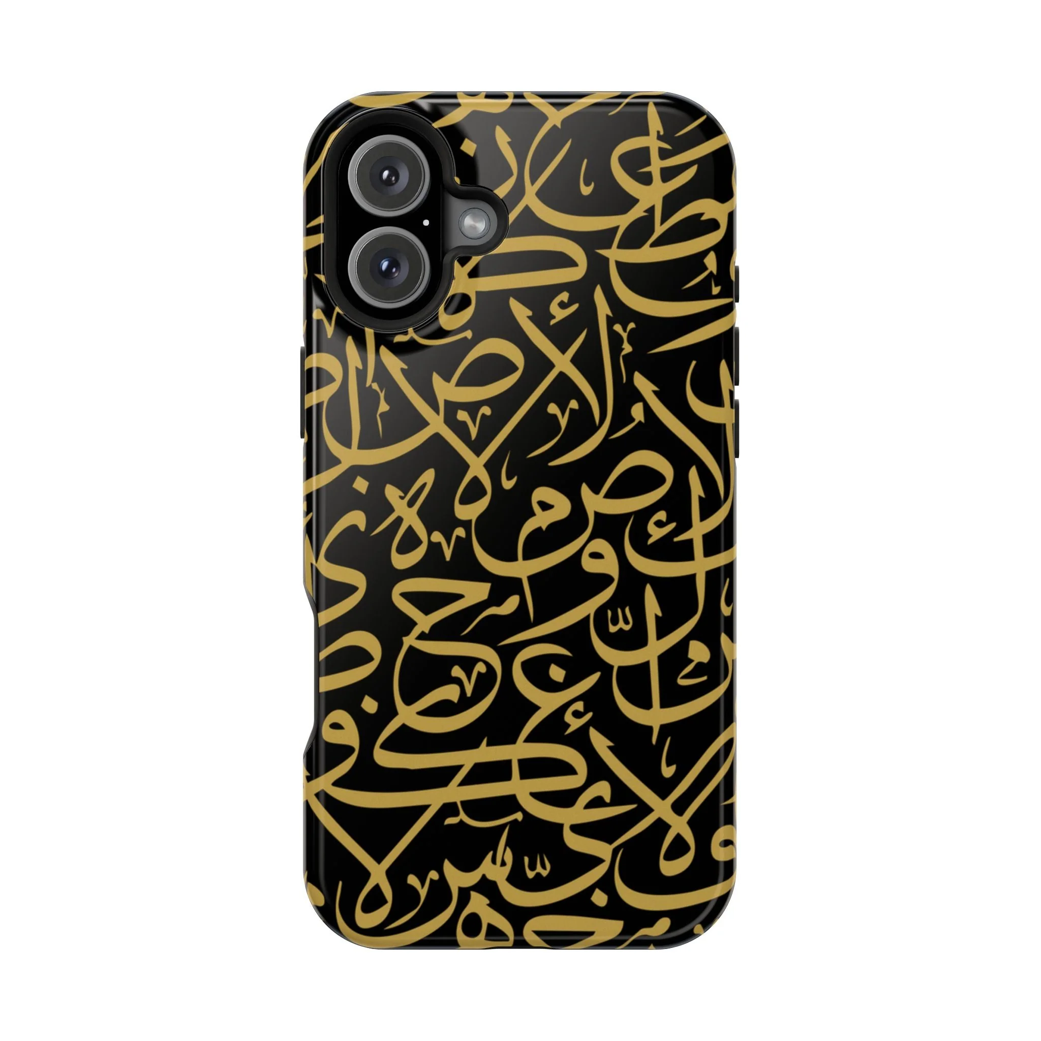 Black and Gold Arabic Letters  Iphone Magnetic Tough Cases - Image 16