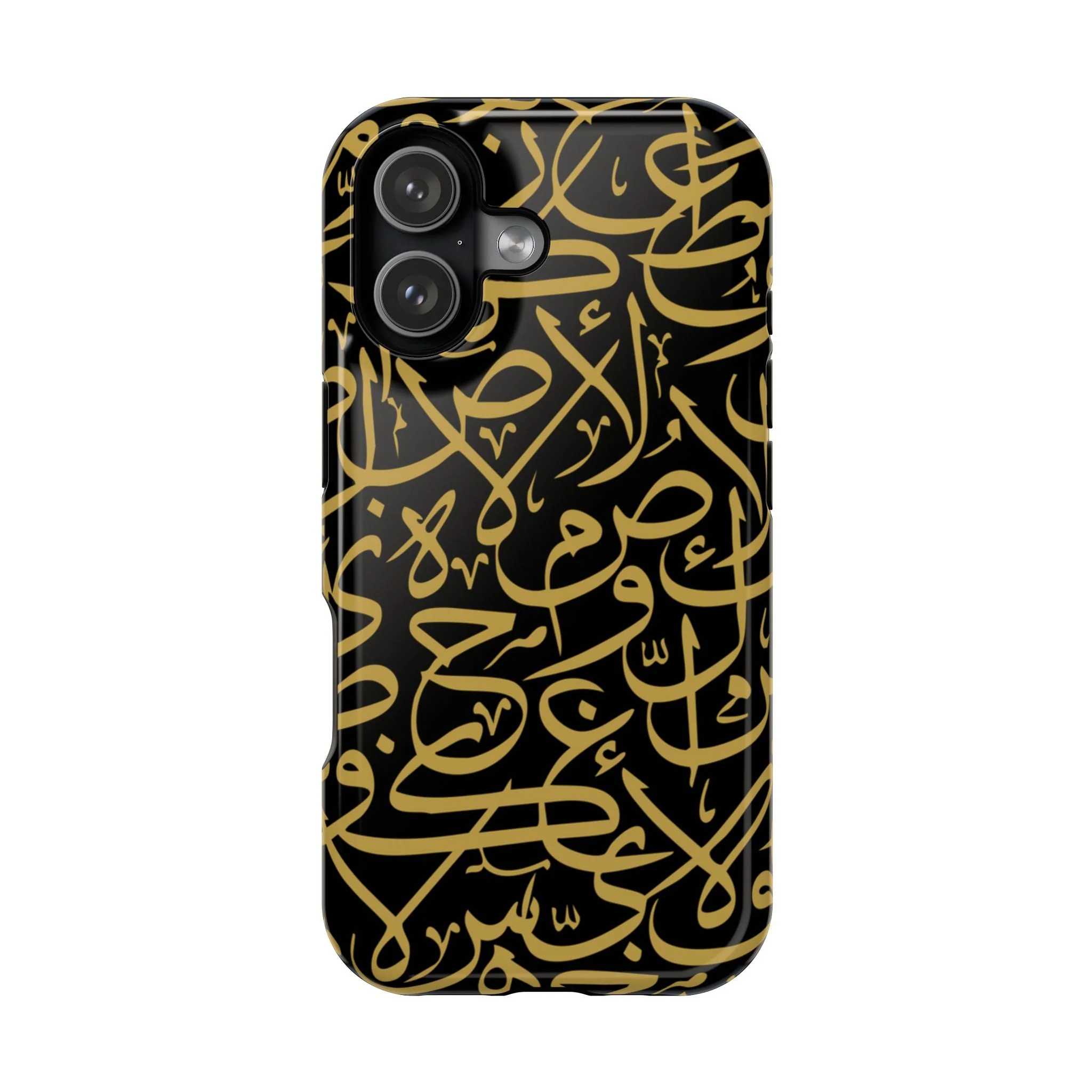 Black and Gold Arabic Letters  Iphone Magnetic Tough Cases - Image 18