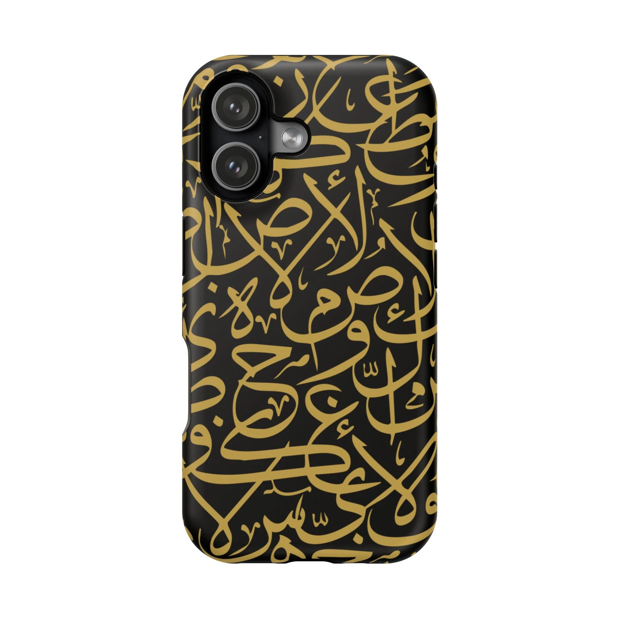 Black and Gold Arabic Letters  Iphone Magnetic Tough Cases - Image 19