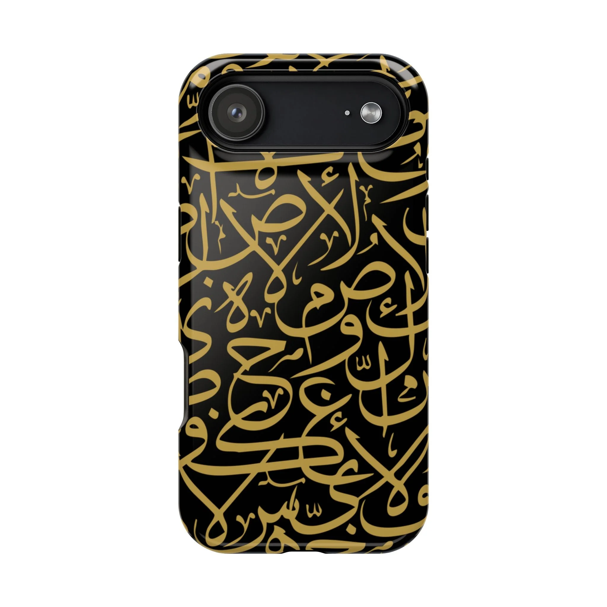 Black and Gold Arabic Letters  Iphone Magnetic Tough Cases - Image 20