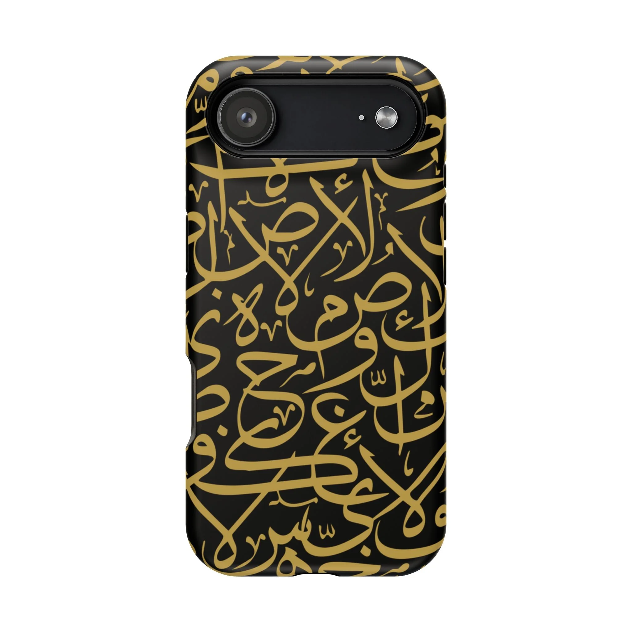 Black and Gold Arabic Letters  Iphone Magnetic Tough Cases - Image 21