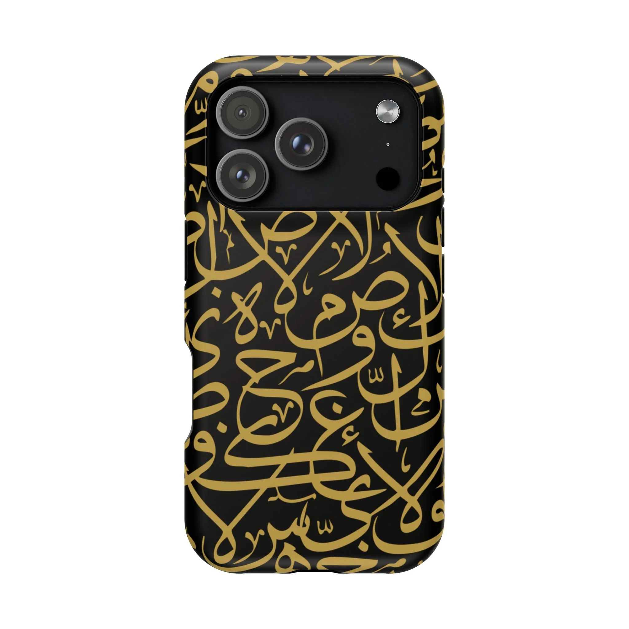 Black and Gold Arabic Letters  Iphone Magnetic Tough Cases - Image 23