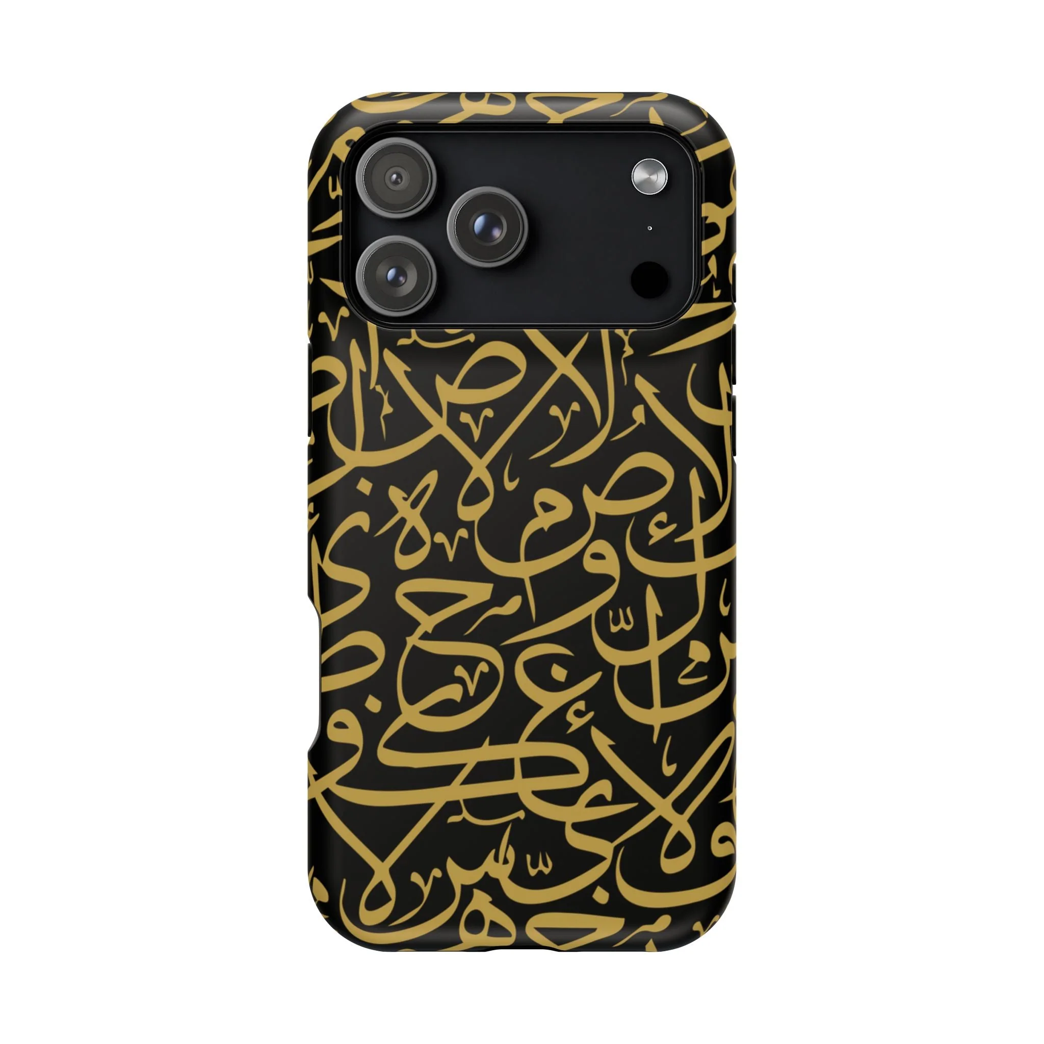 Black and Gold Arabic Letters  Iphone Magnetic Tough Cases - Image 24