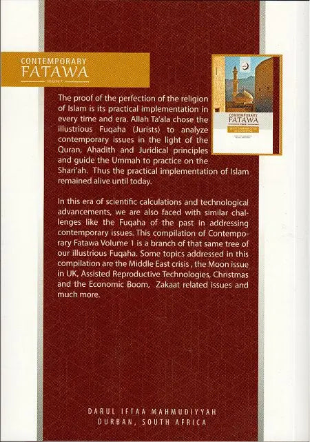 Contemporary Fatawa 3 Vol set - (Hanafi Fatwa Collection) - Image 2