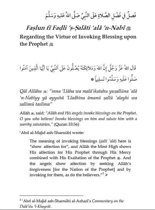 Dala'il Al-khayrat - the Waymarks to Allah's Favors and the Advent of Lights - Image 4