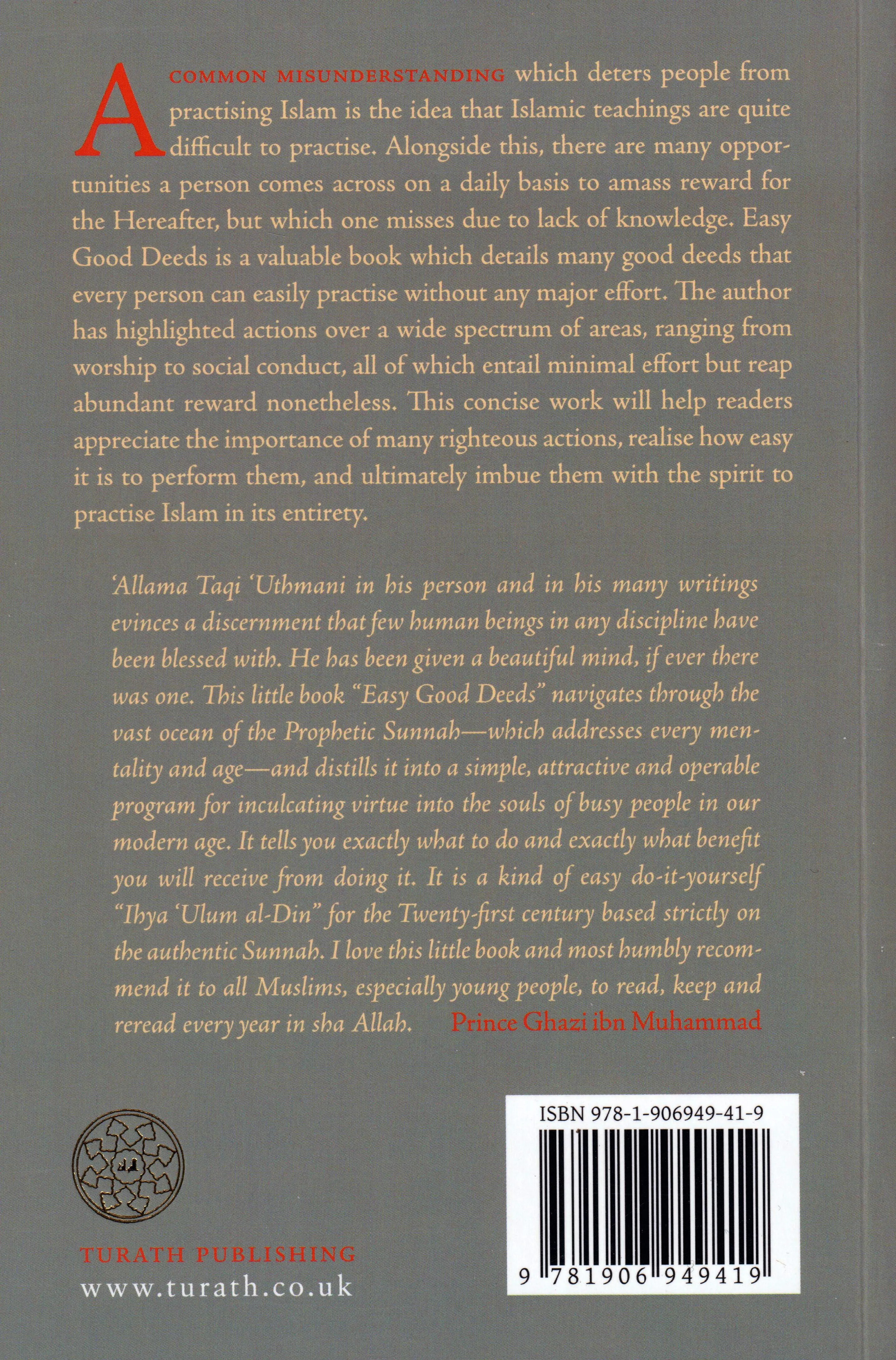 Easy Good Deeds: Mufti Taqi Usmani - Image 9