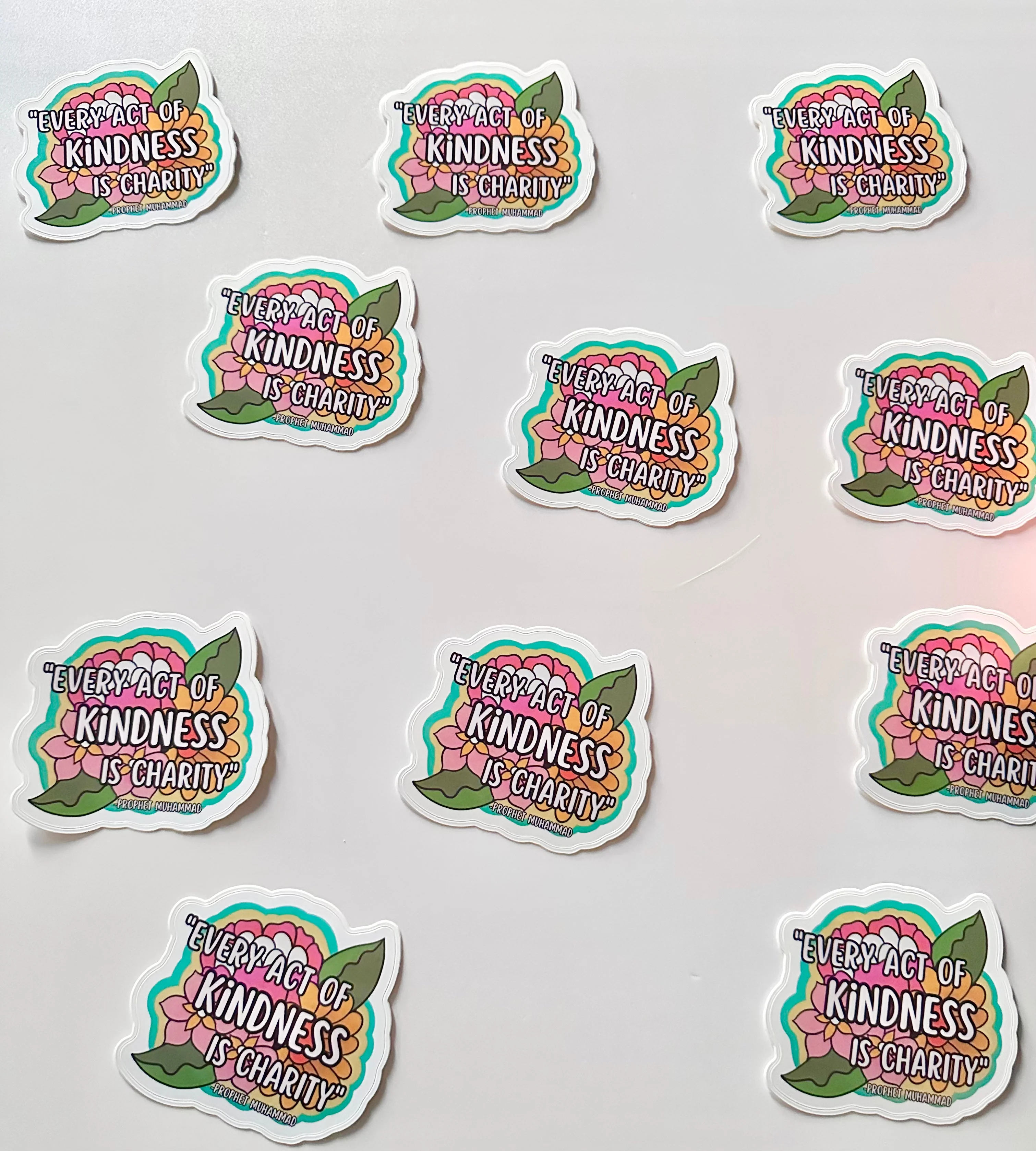 Every act of kindness if charity - Sticker - Image 2
