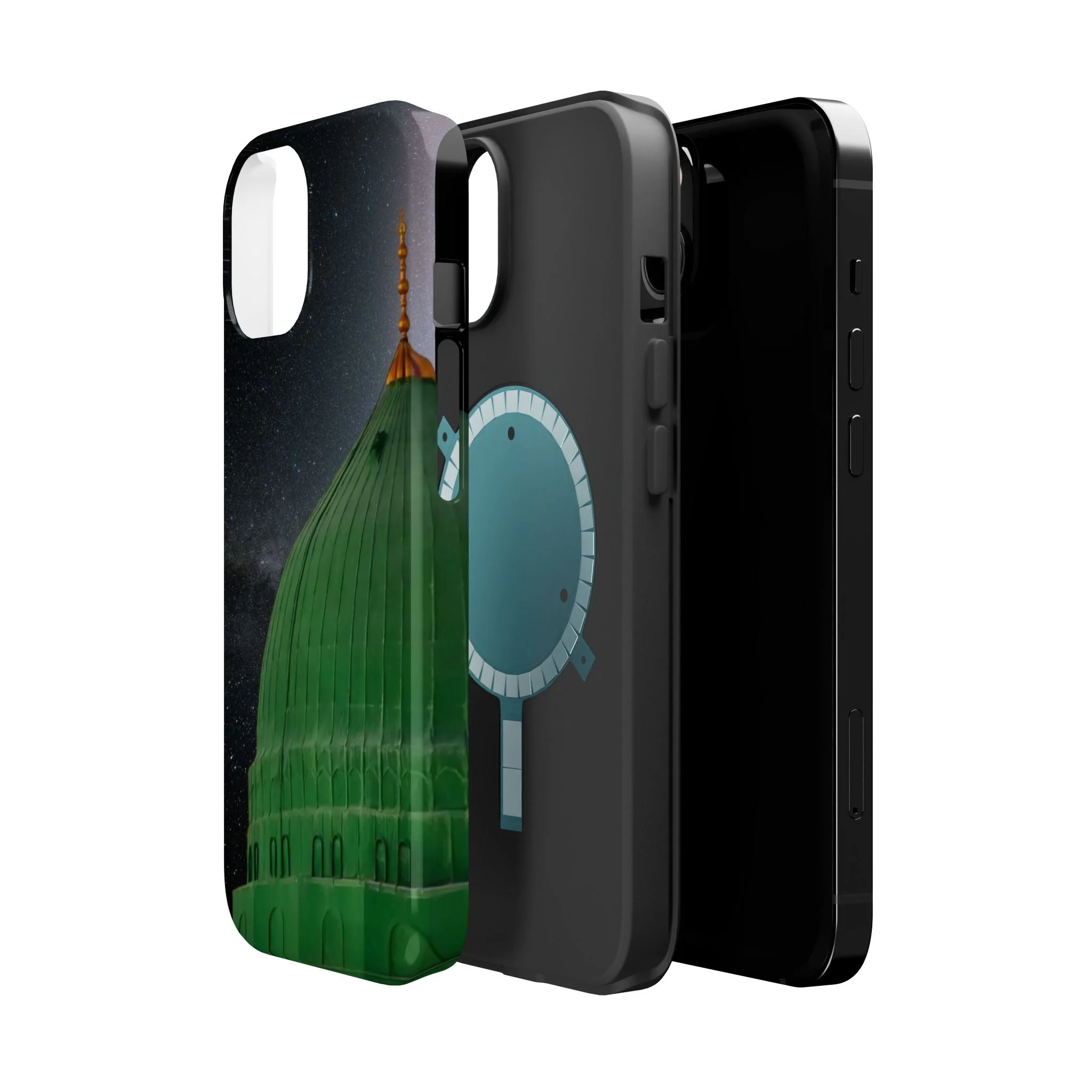 Green Dome  Design Iphone Magnetic Tough Cases - Image 28
