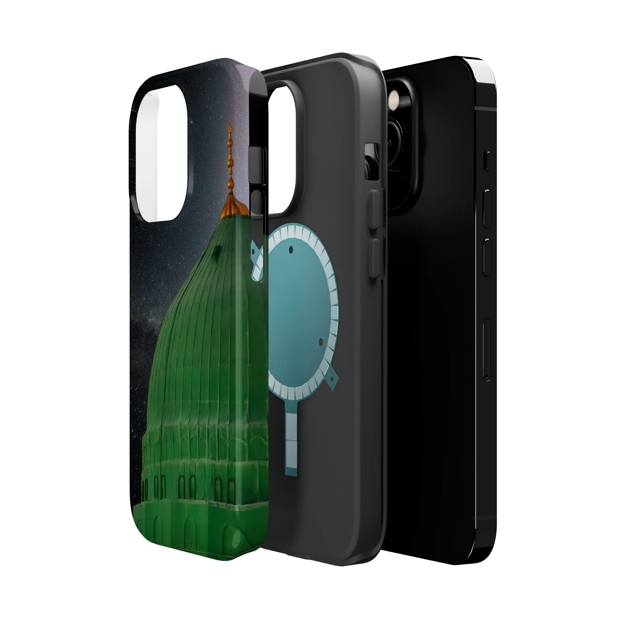 Green Dome  Design Iphone Magnetic Tough Cases - Image 31