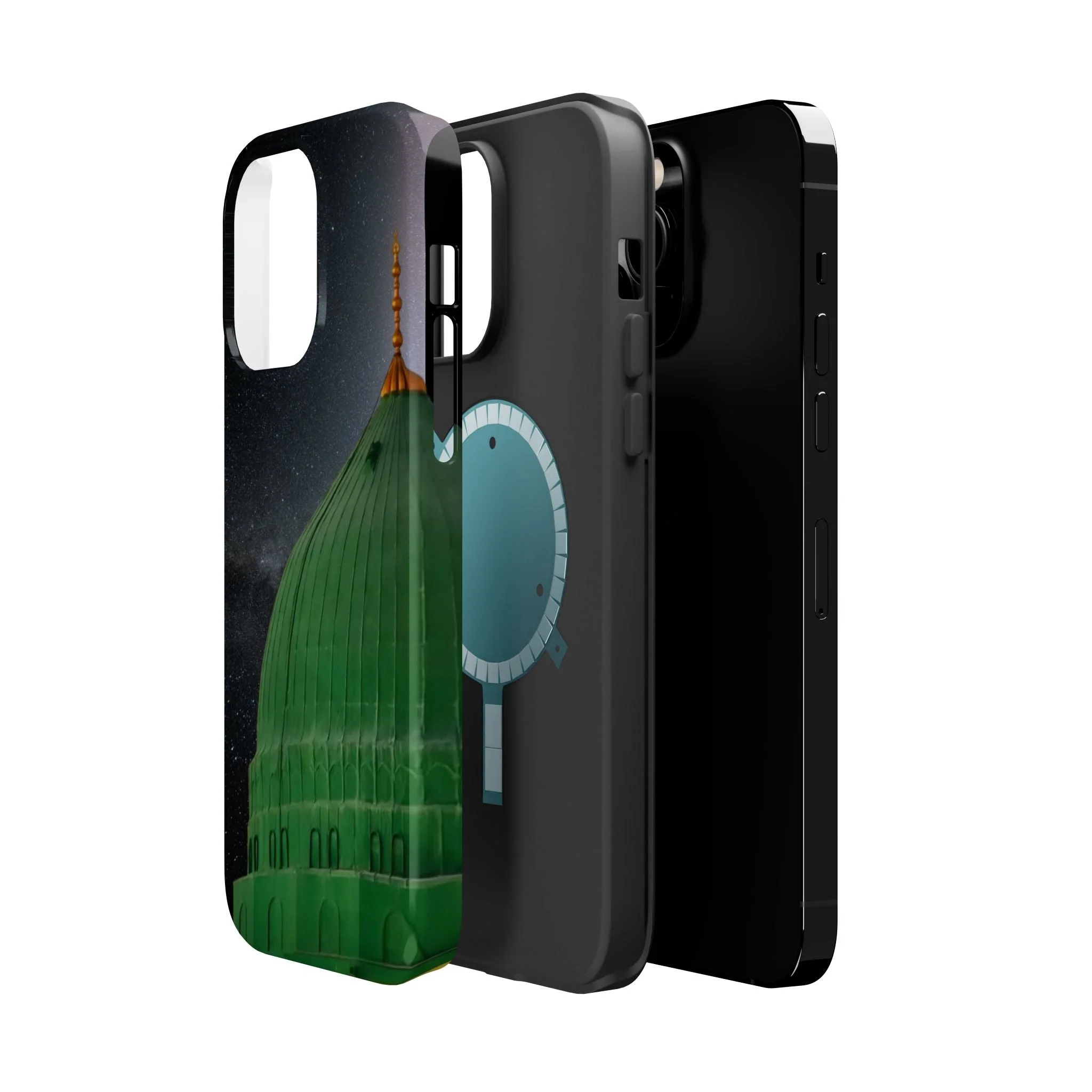 Green Dome  Design Iphone Magnetic Tough Cases - Image 37