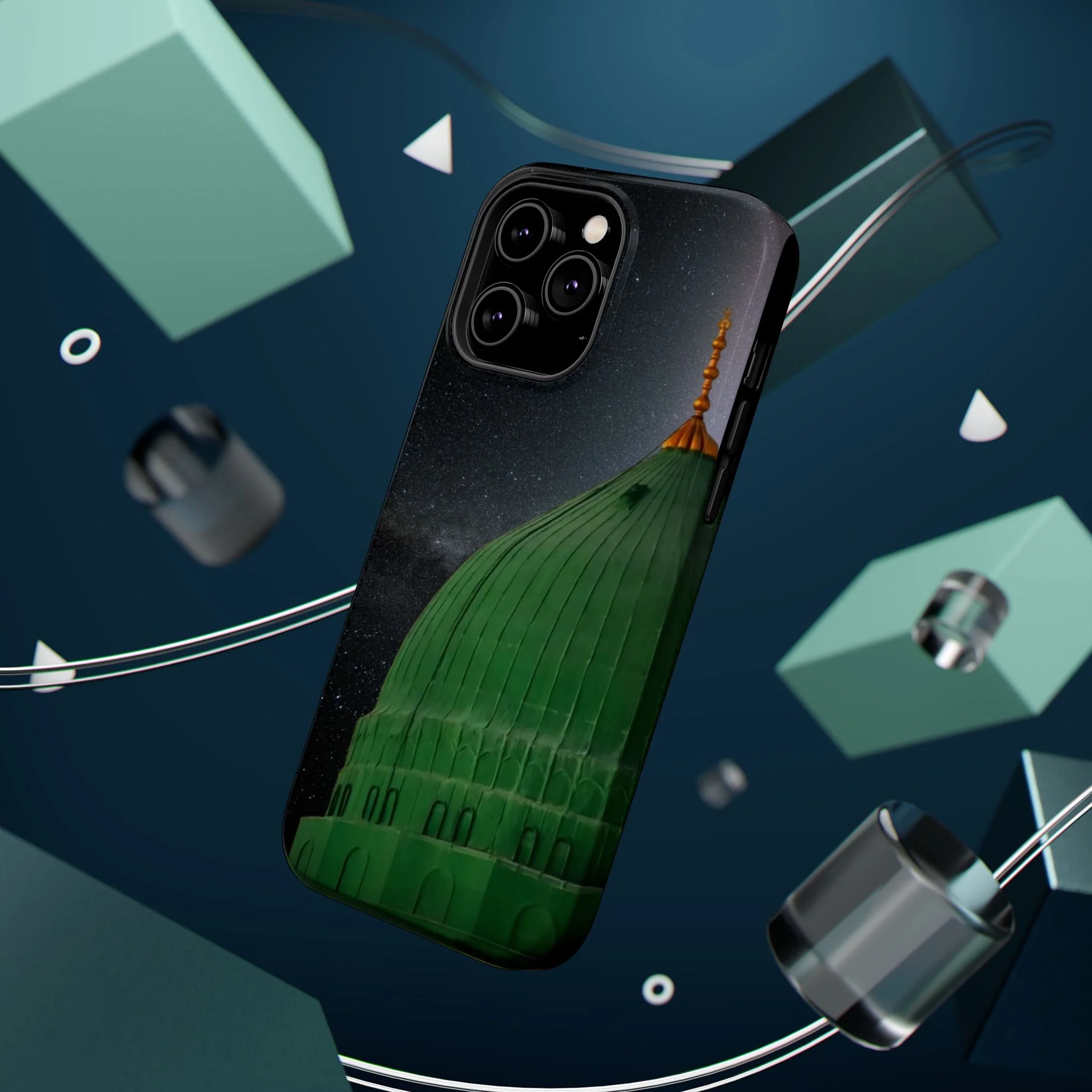 Green Dome  Design Iphone Magnetic Tough Cases - Image 38