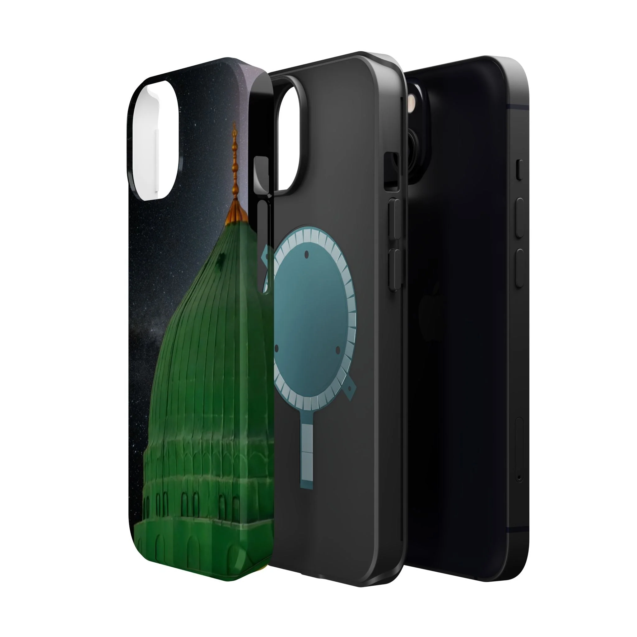 Green Dome  Design Iphone Magnetic Tough Cases - Image 40