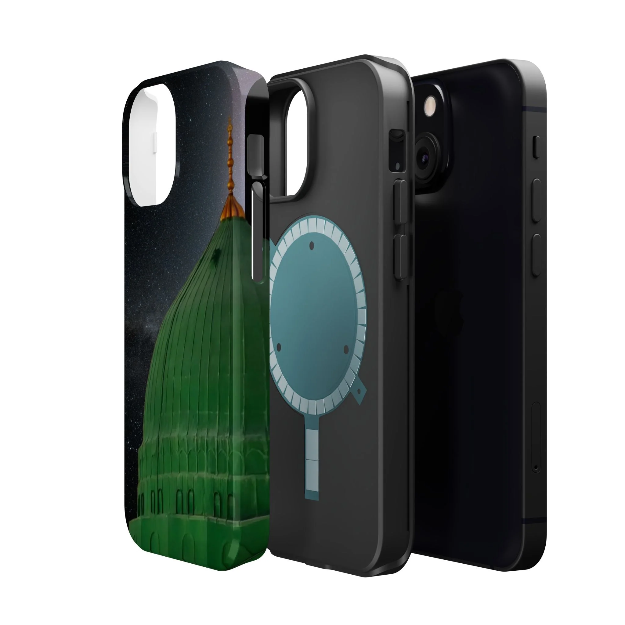 Green Dome  Design Iphone Magnetic Tough Cases - Image 43