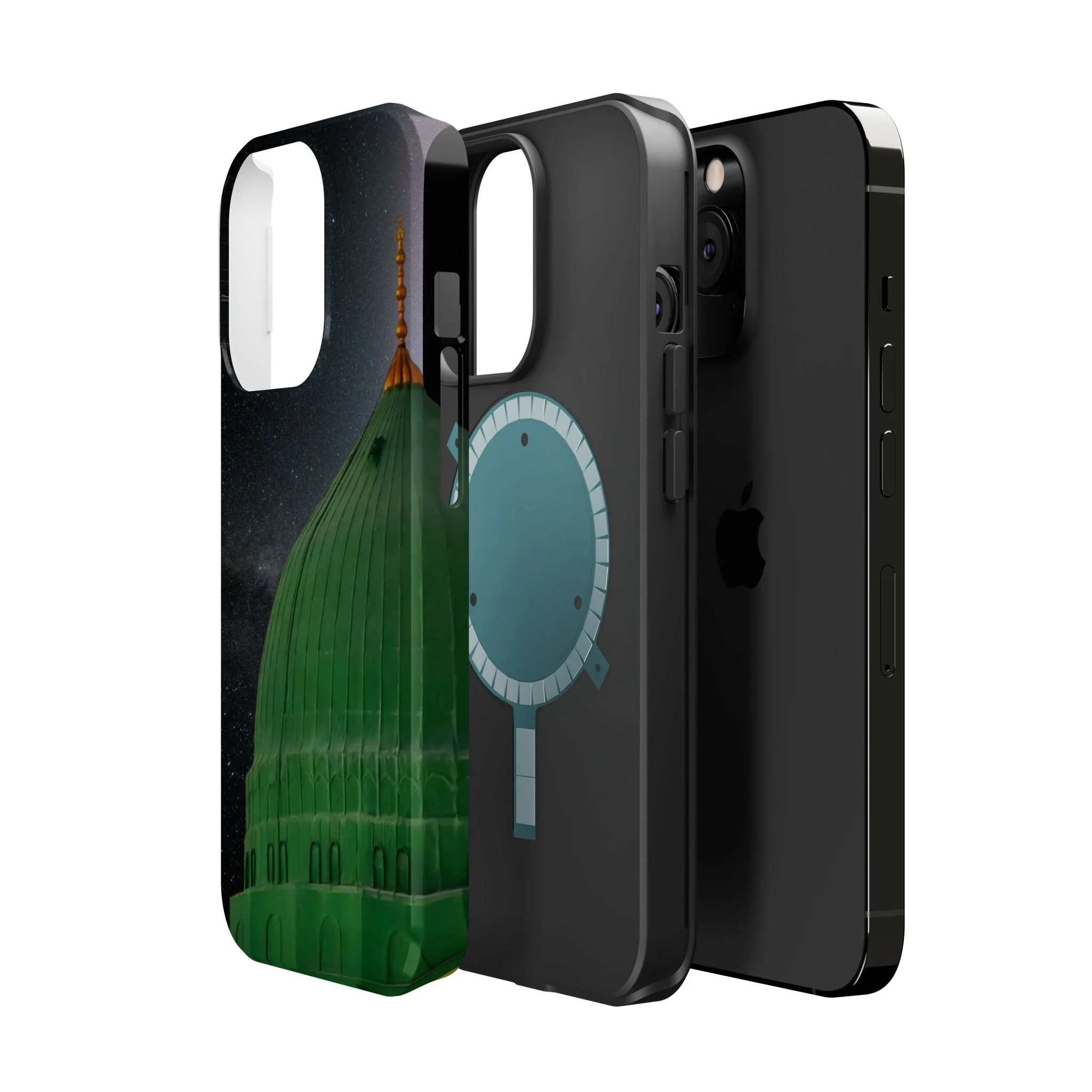 Green Dome  Design Iphone Magnetic Tough Cases - Image 46