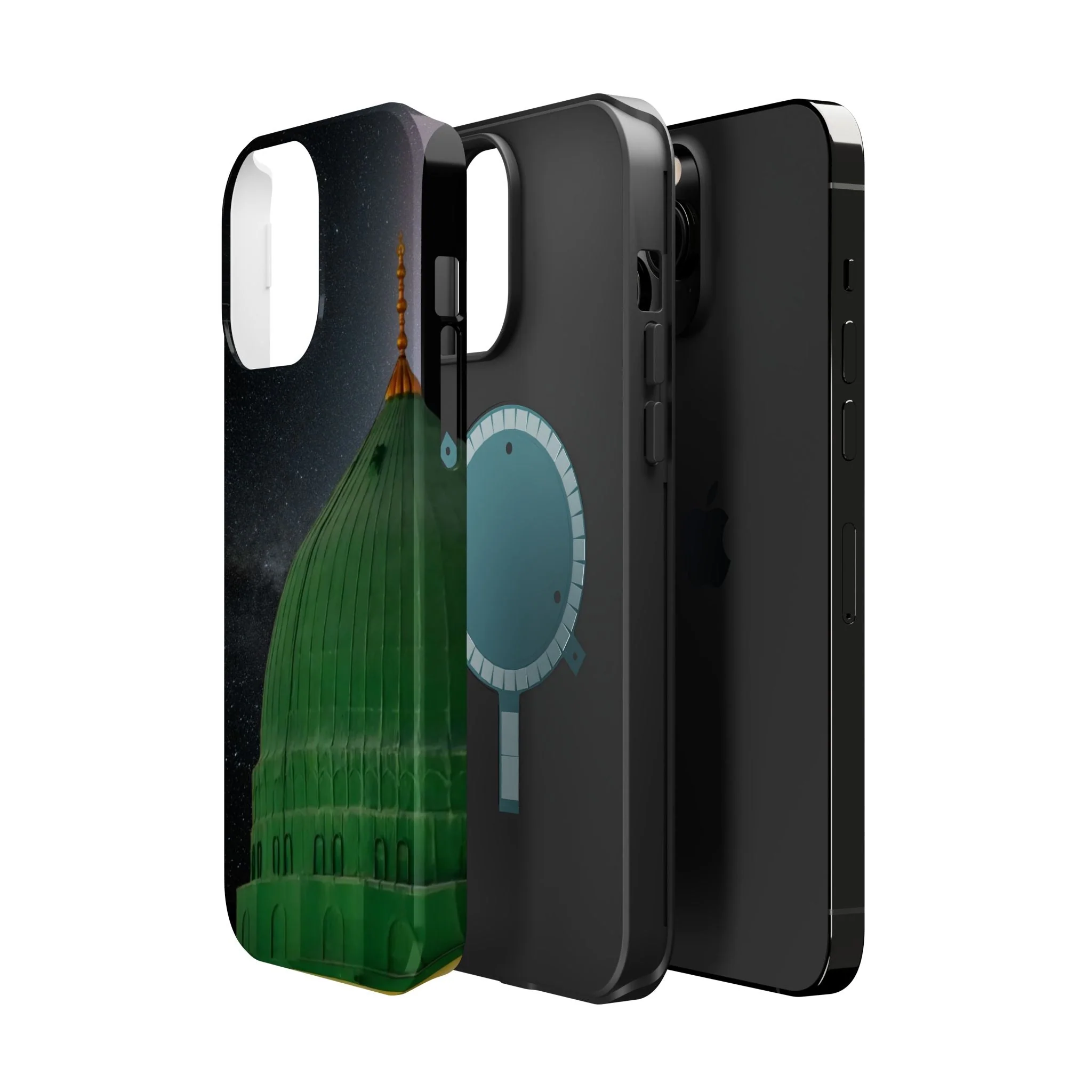 Green Dome  Design Iphone Magnetic Tough Cases - Image 49