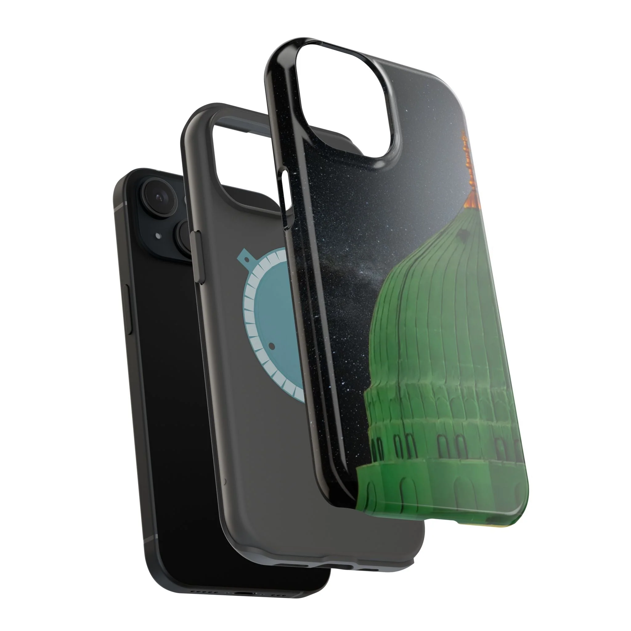 Green Dome  Design Iphone Magnetic Tough Cases - Image 54