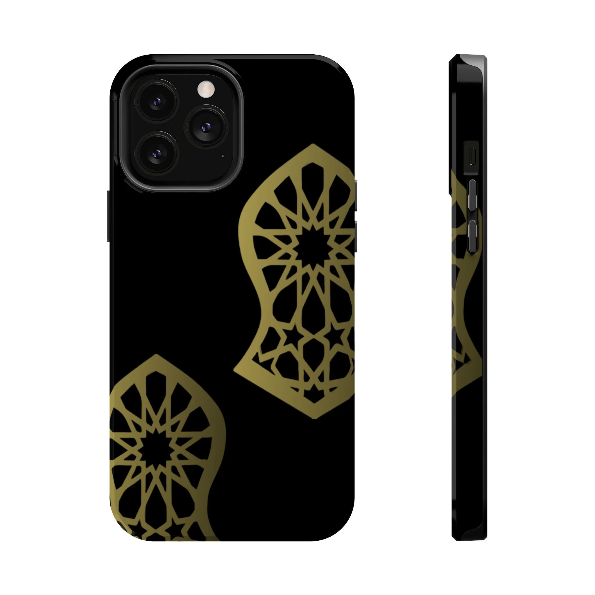 Grey and Gold Sandala Design Iphone Magnetic Tough Cases - Image 10