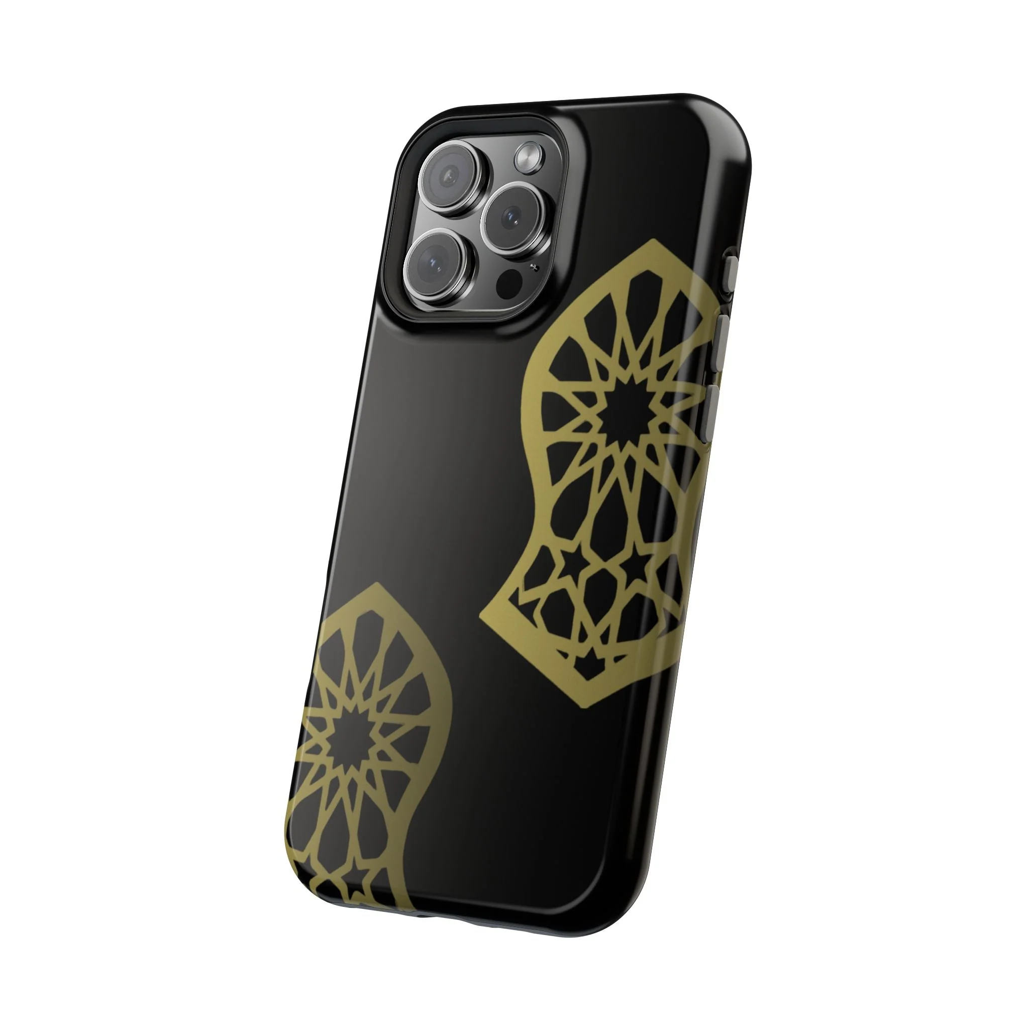 Grey and Gold Sandala Design Iphone Magnetic Tough Cases - Image 25