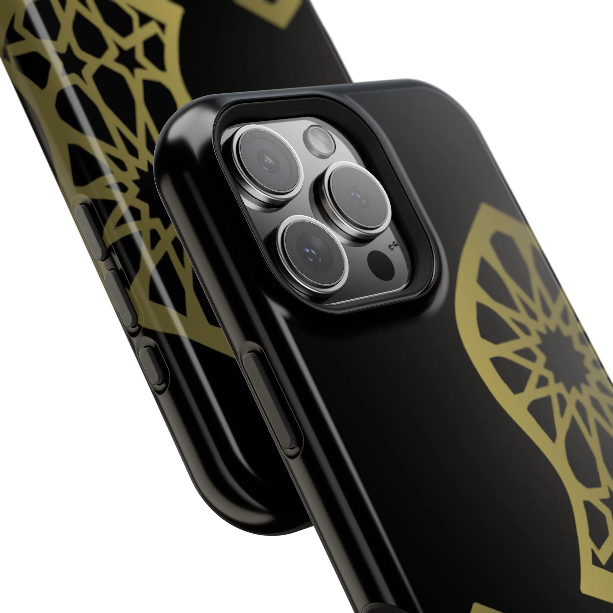 Grey and Gold Sandala Design Iphone Magnetic Tough Cases - Image 26