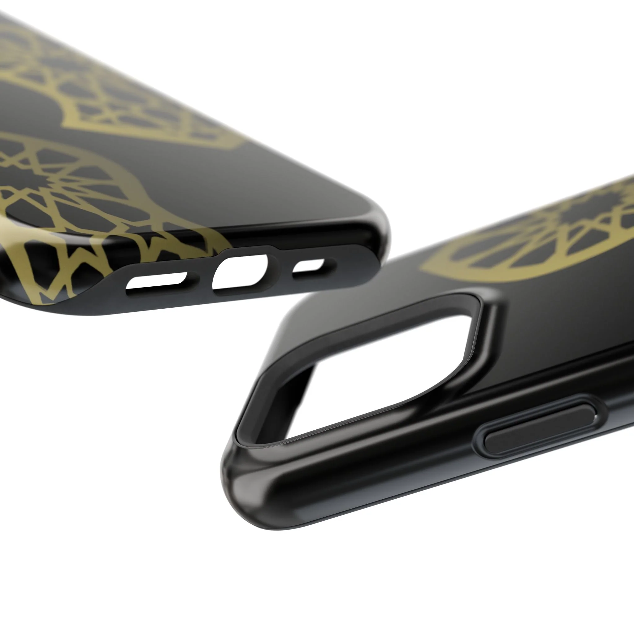 Grey and Gold Sandala Design Iphone Magnetic Tough Cases - Image 27