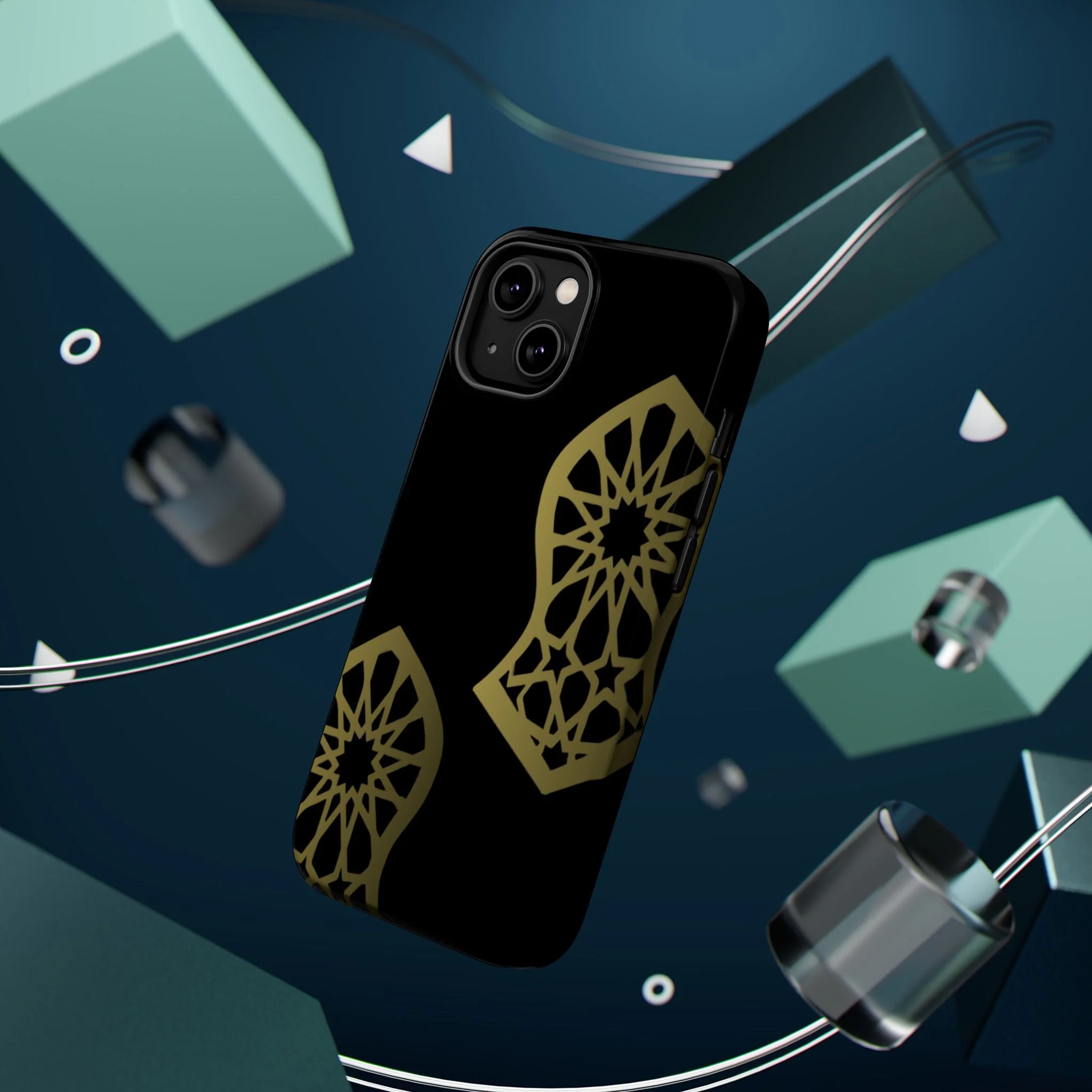 Grey and Gold Sandala Design Iphone Magnetic Tough Cases - Image 29