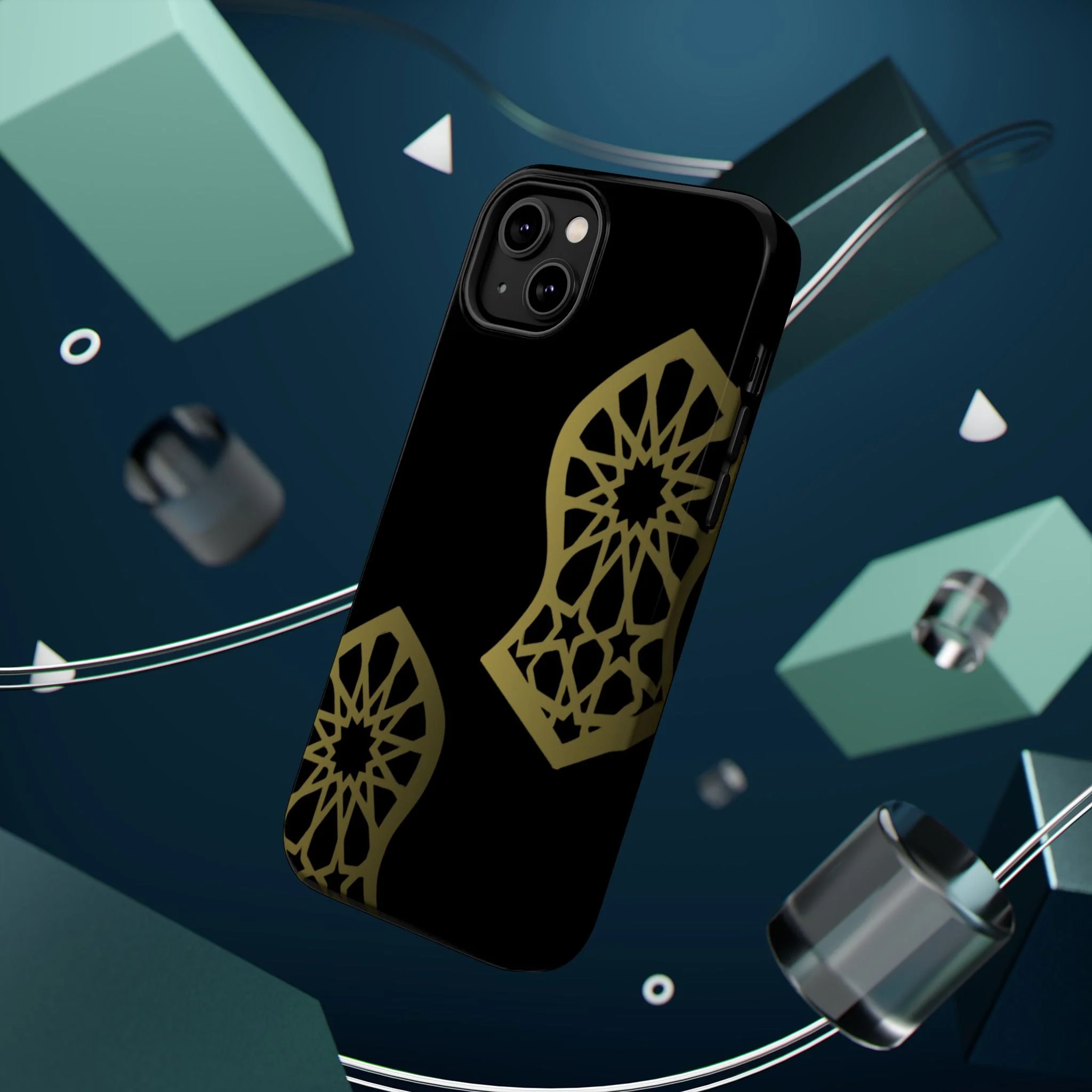 Grey and Gold Sandala Design Iphone Magnetic Tough Cases - Image 35