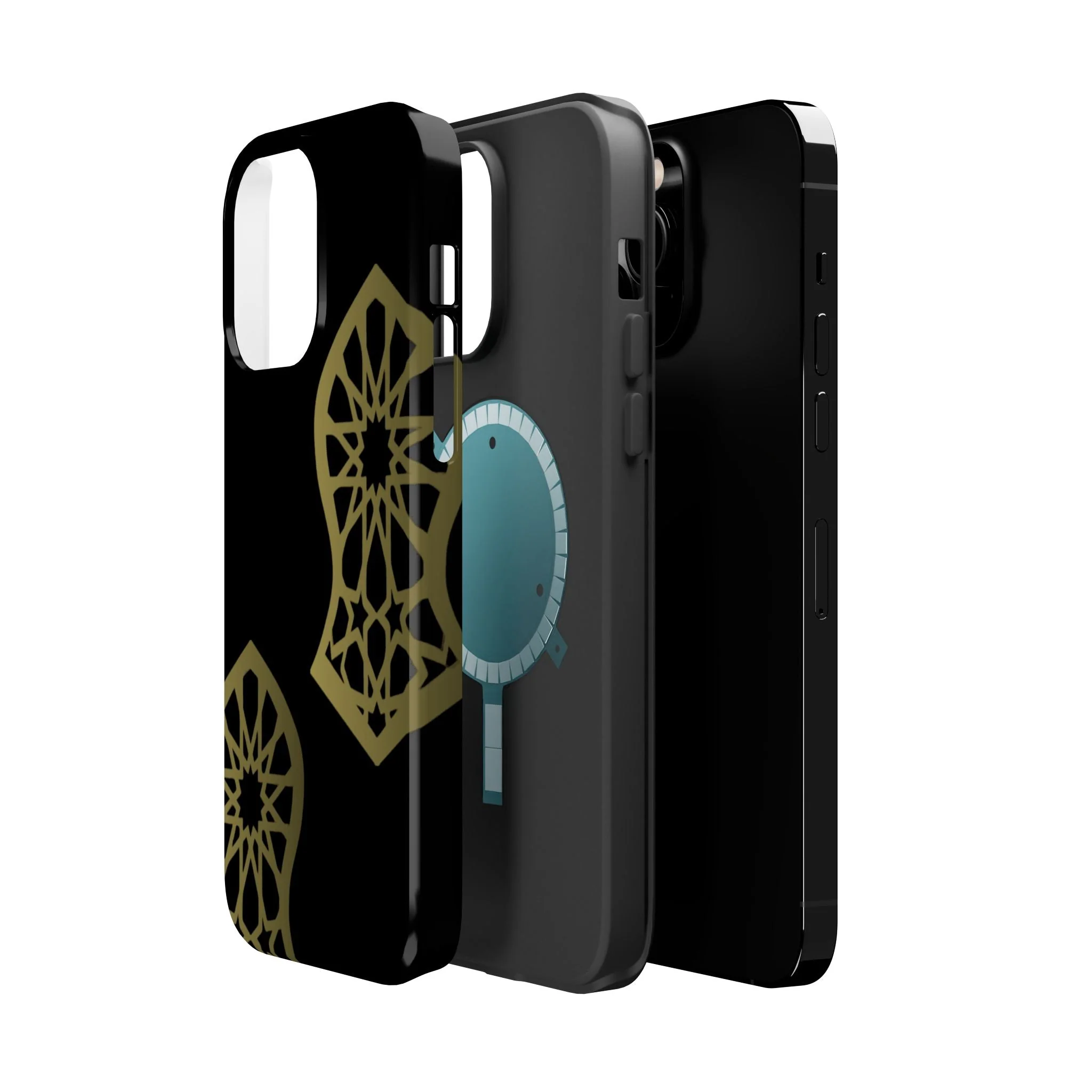Grey and Gold Sandala Design Iphone Magnetic Tough Cases - Image 37