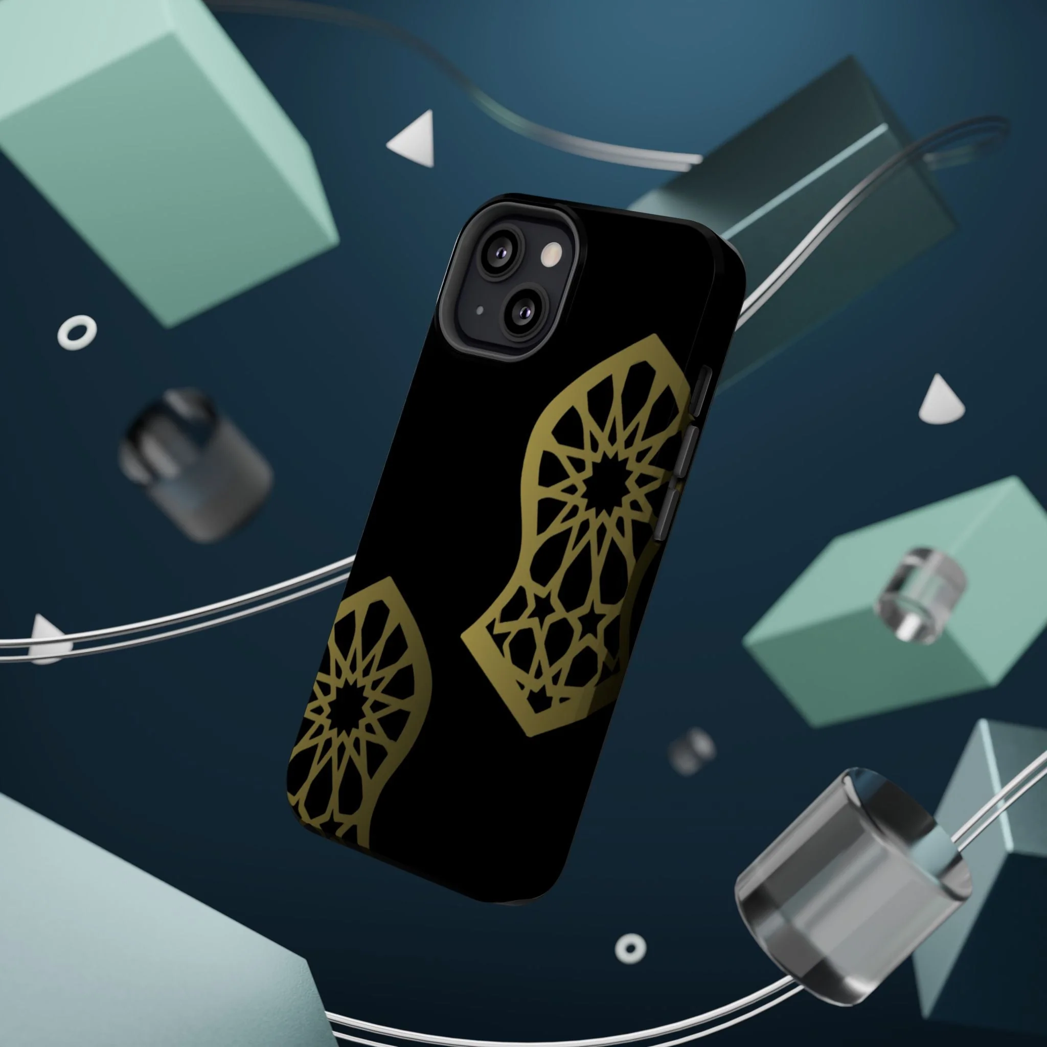Grey and Gold Sandala Design Iphone Magnetic Tough Cases - Image 41