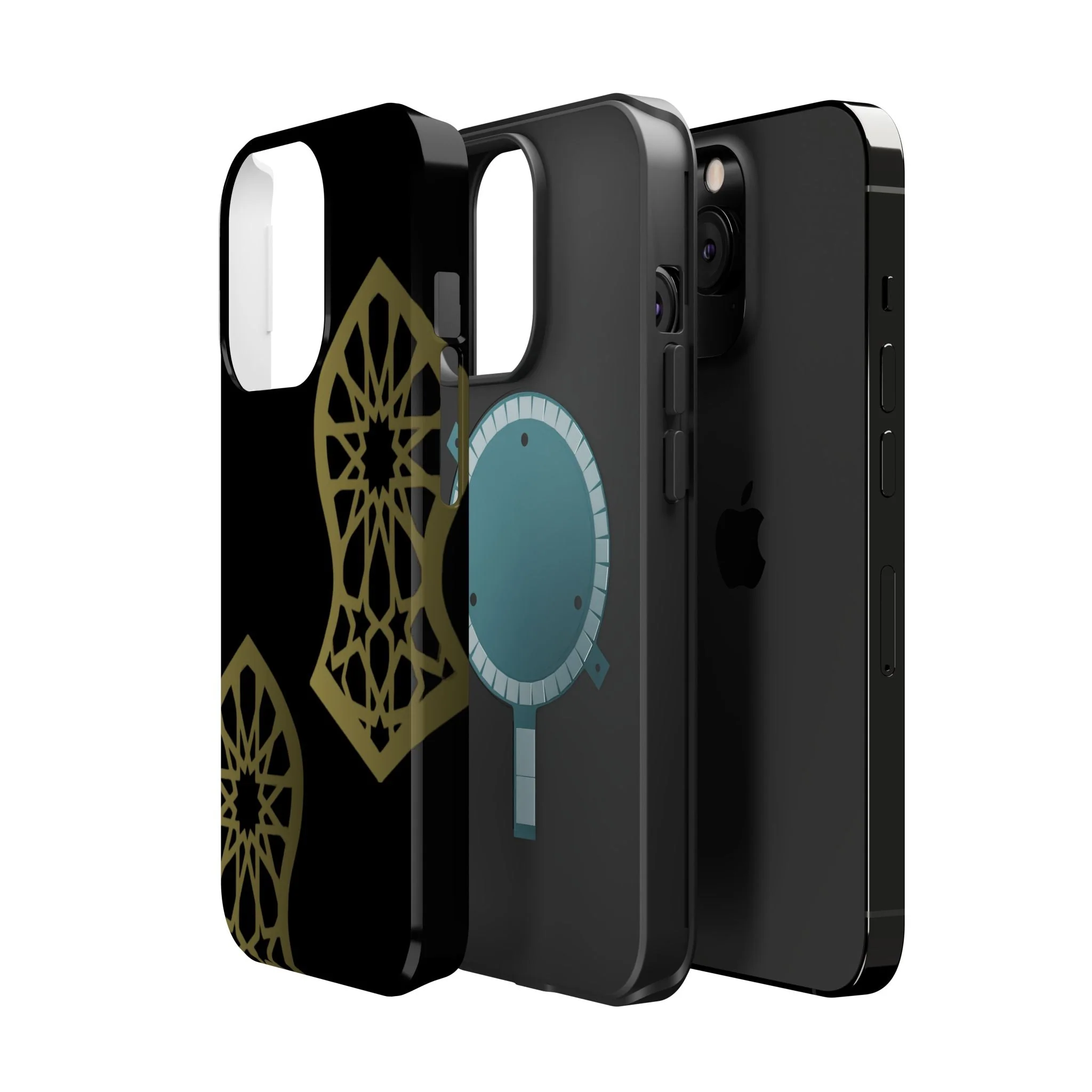 Grey and Gold Sandala Design Iphone Magnetic Tough Cases - Image 46