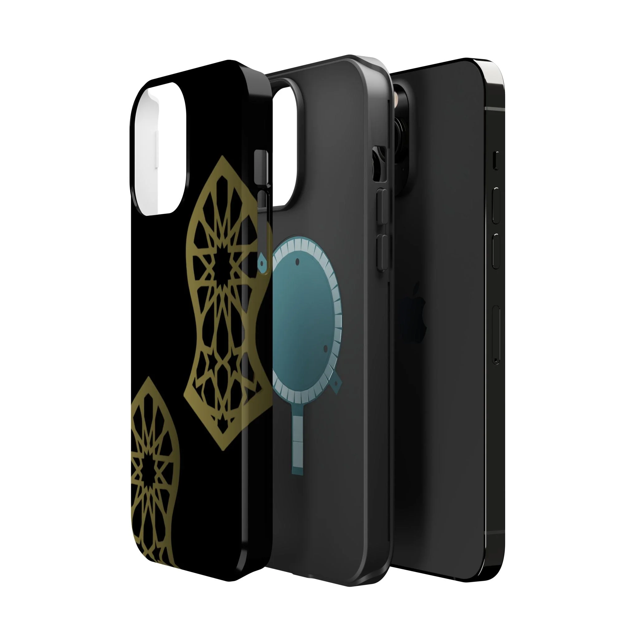 Grey and Gold Sandala Design Iphone Magnetic Tough Cases - Image 49