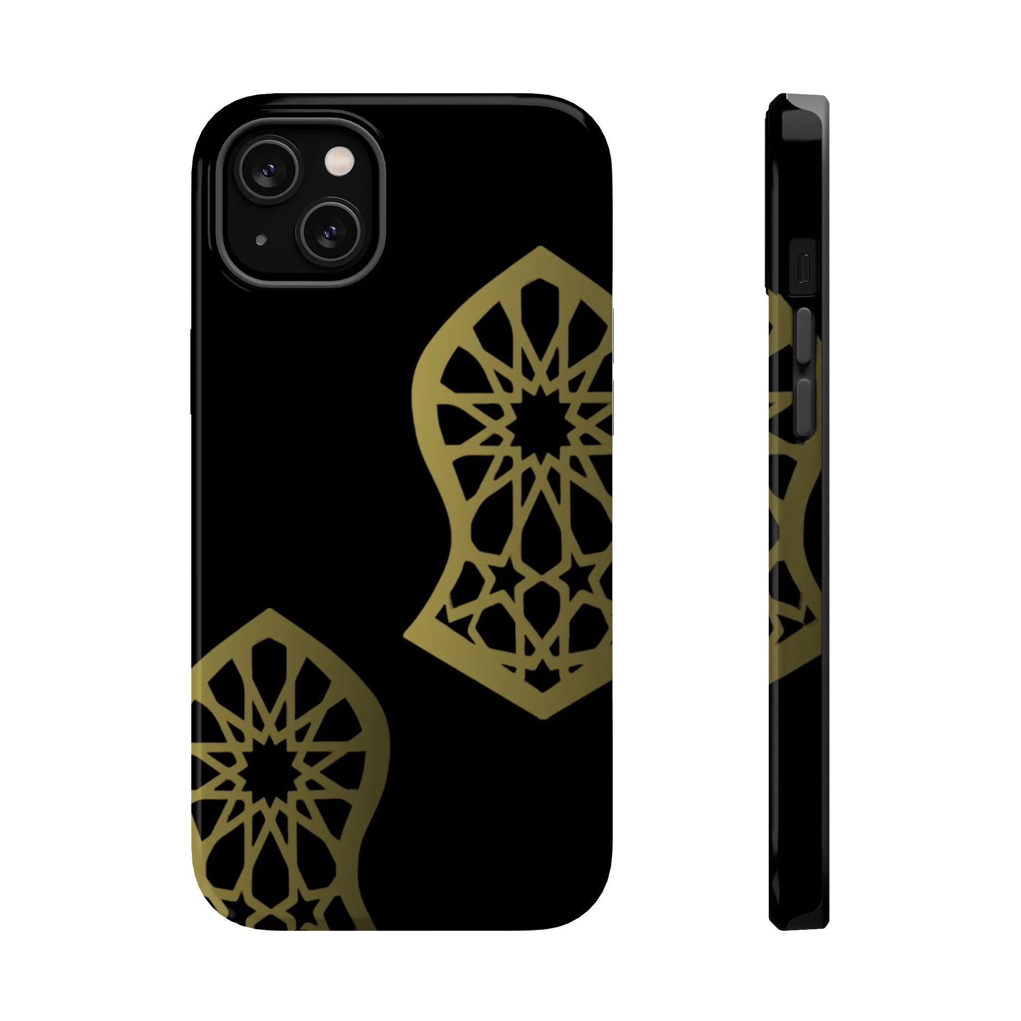 Grey and Gold Sandala Design Iphone Magnetic Tough Cases - Image 5