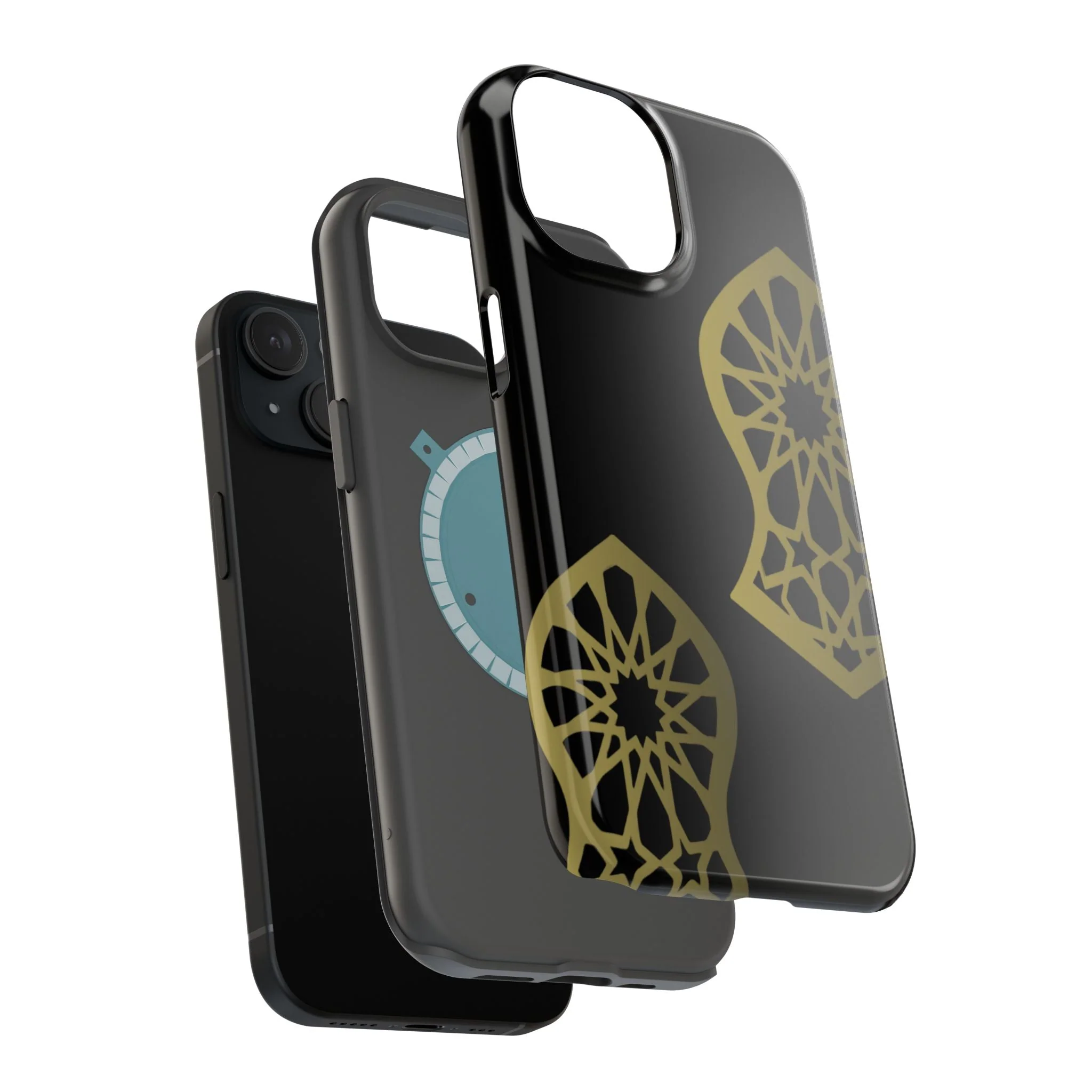 Grey and Gold Sandala Design Iphone Magnetic Tough Cases - Image 54