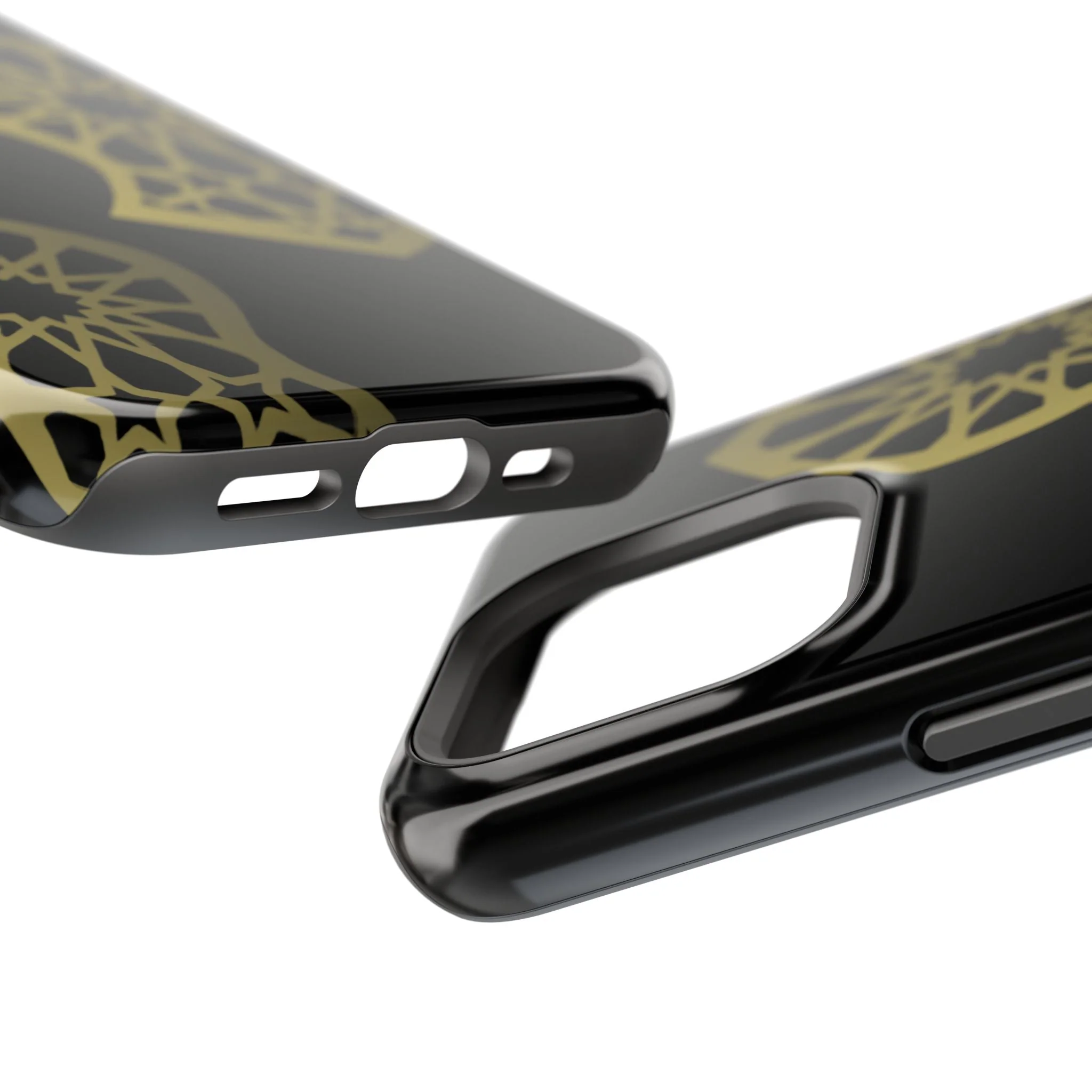 Grey and Gold Sandala Design Iphone Magnetic Tough Cases - Image 56