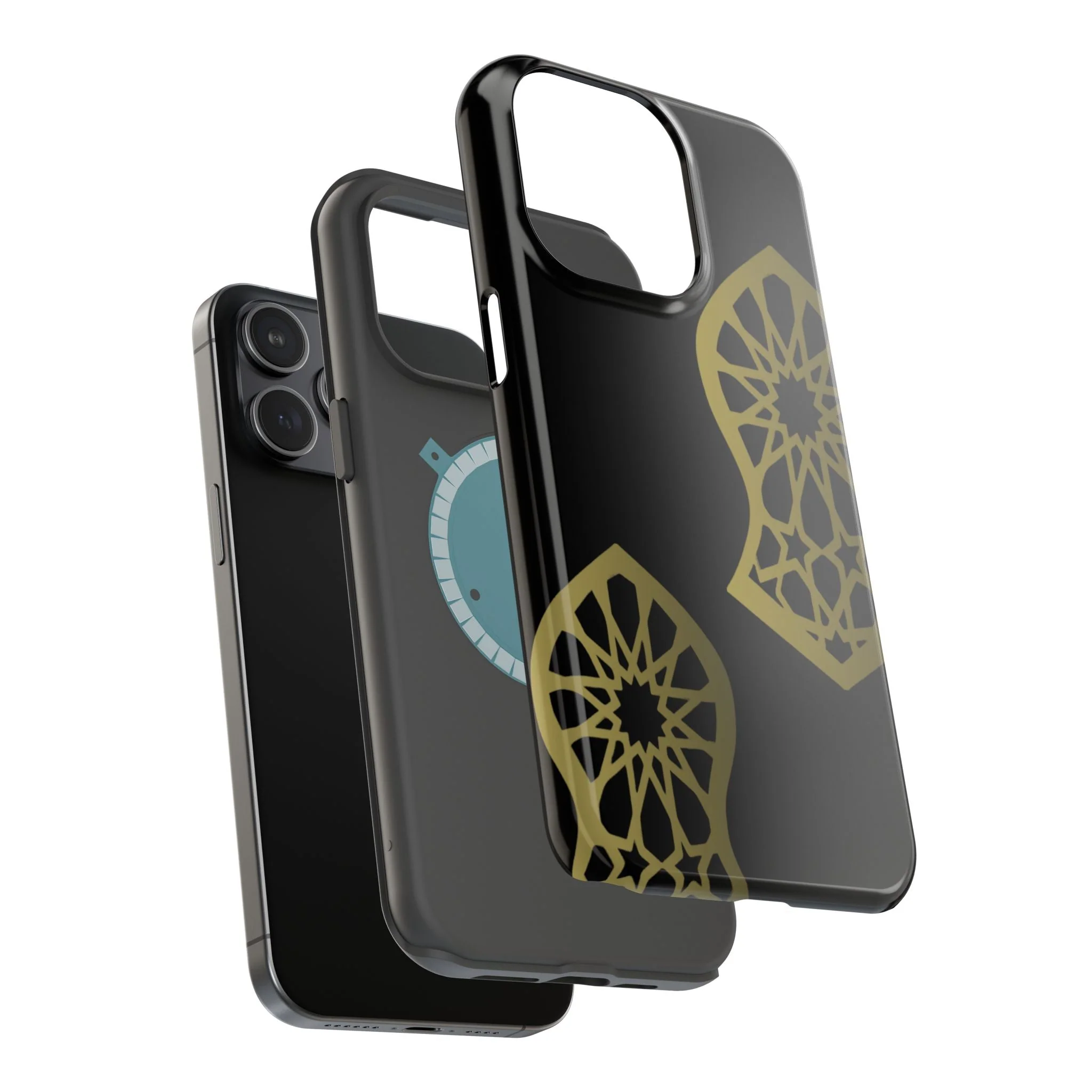 Grey and Gold Sandala Design Iphone Magnetic Tough Cases - Image 63