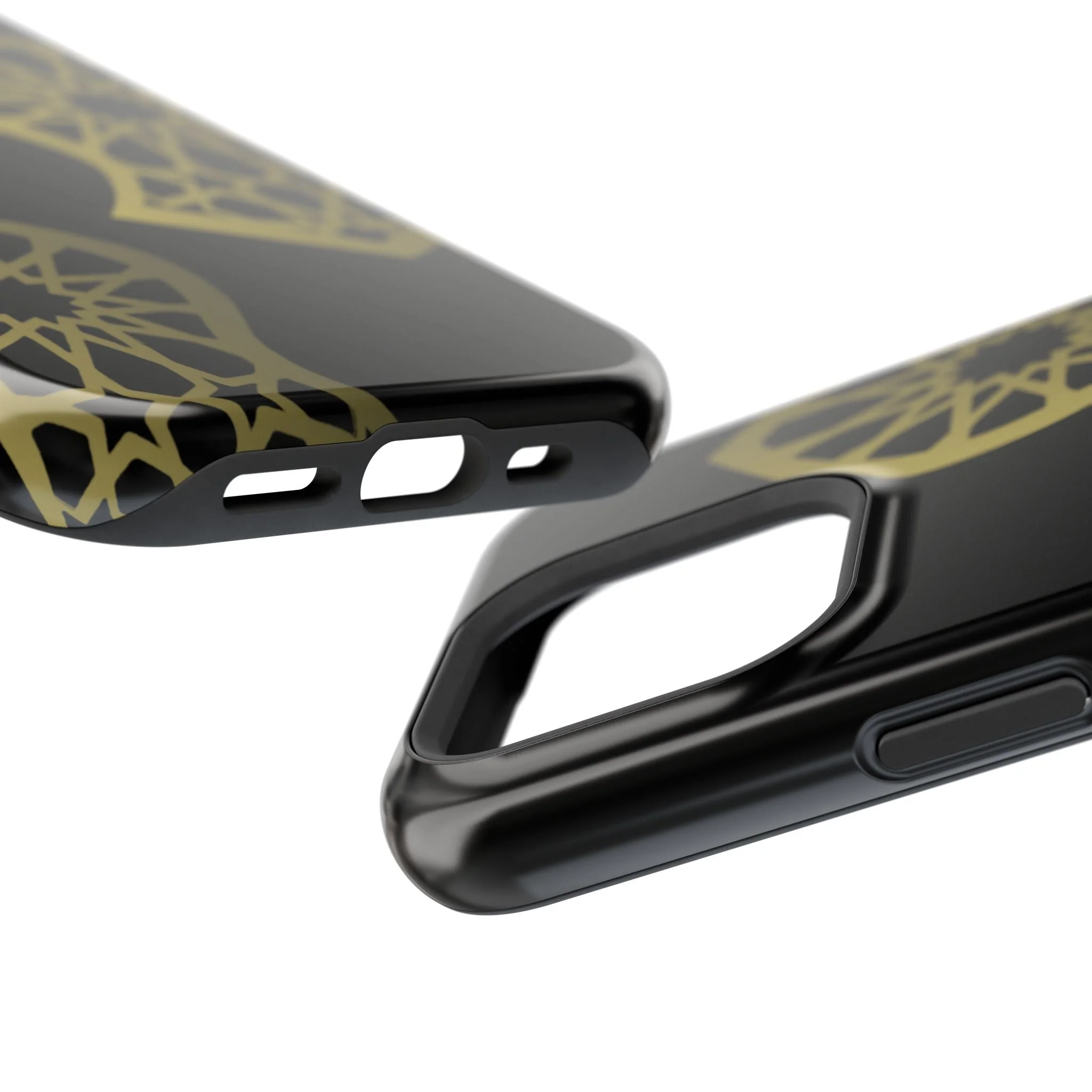 Grey and Gold Sandala Design Iphone Magnetic Tough Cases - Image 72