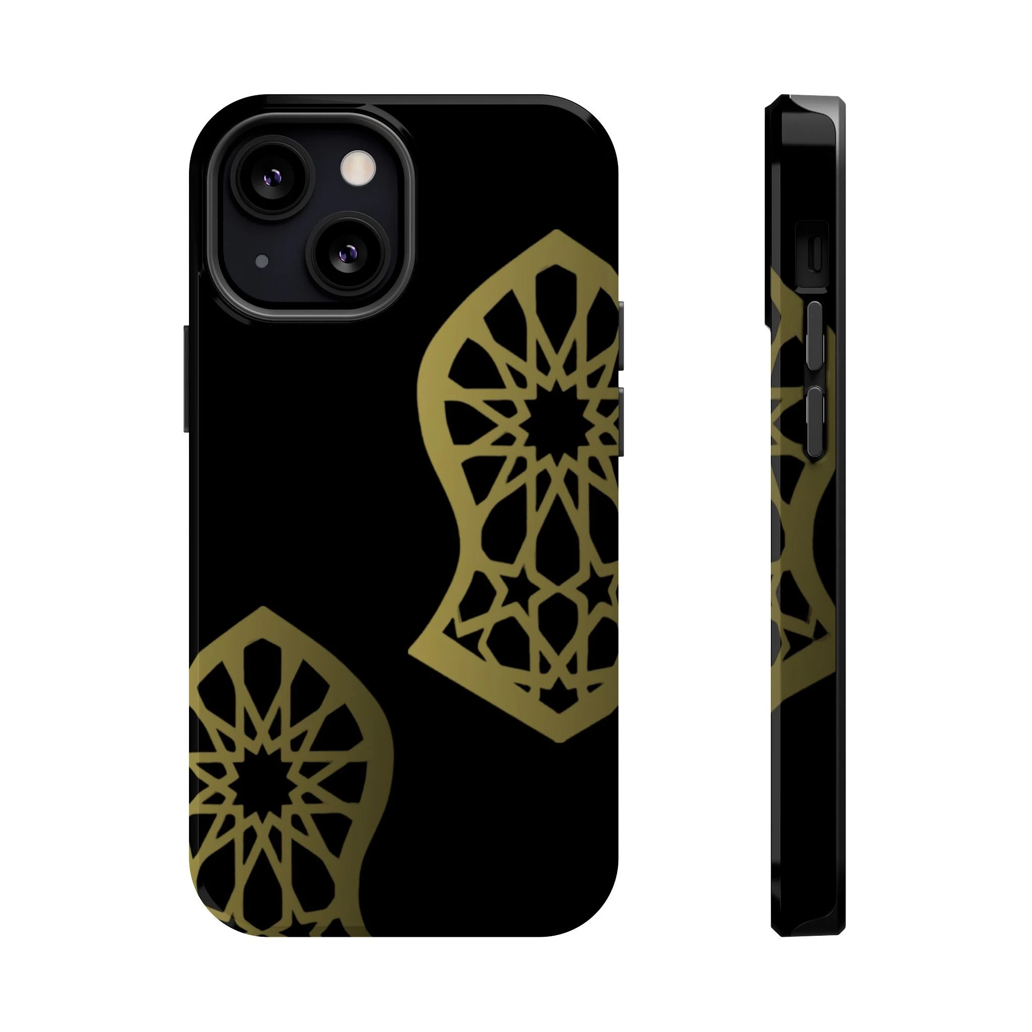 Grey and Gold Sandala Design Iphone Magnetic Tough Cases - Image 8