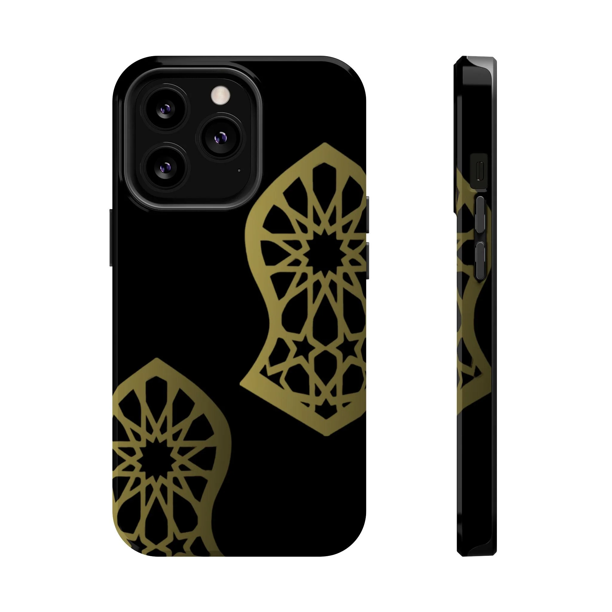 Grey and Gold Sandala Design Iphone Magnetic Tough Cases - Image 9